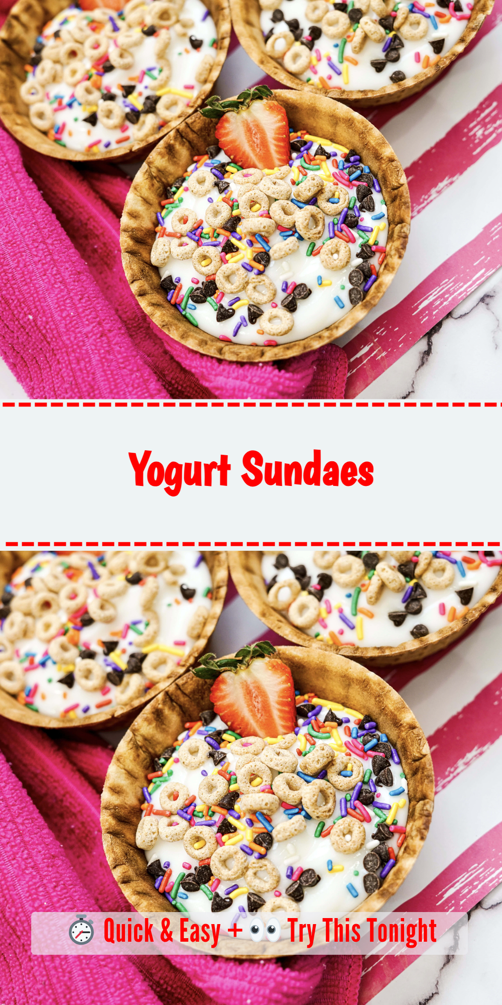 Yogurt Sundaes