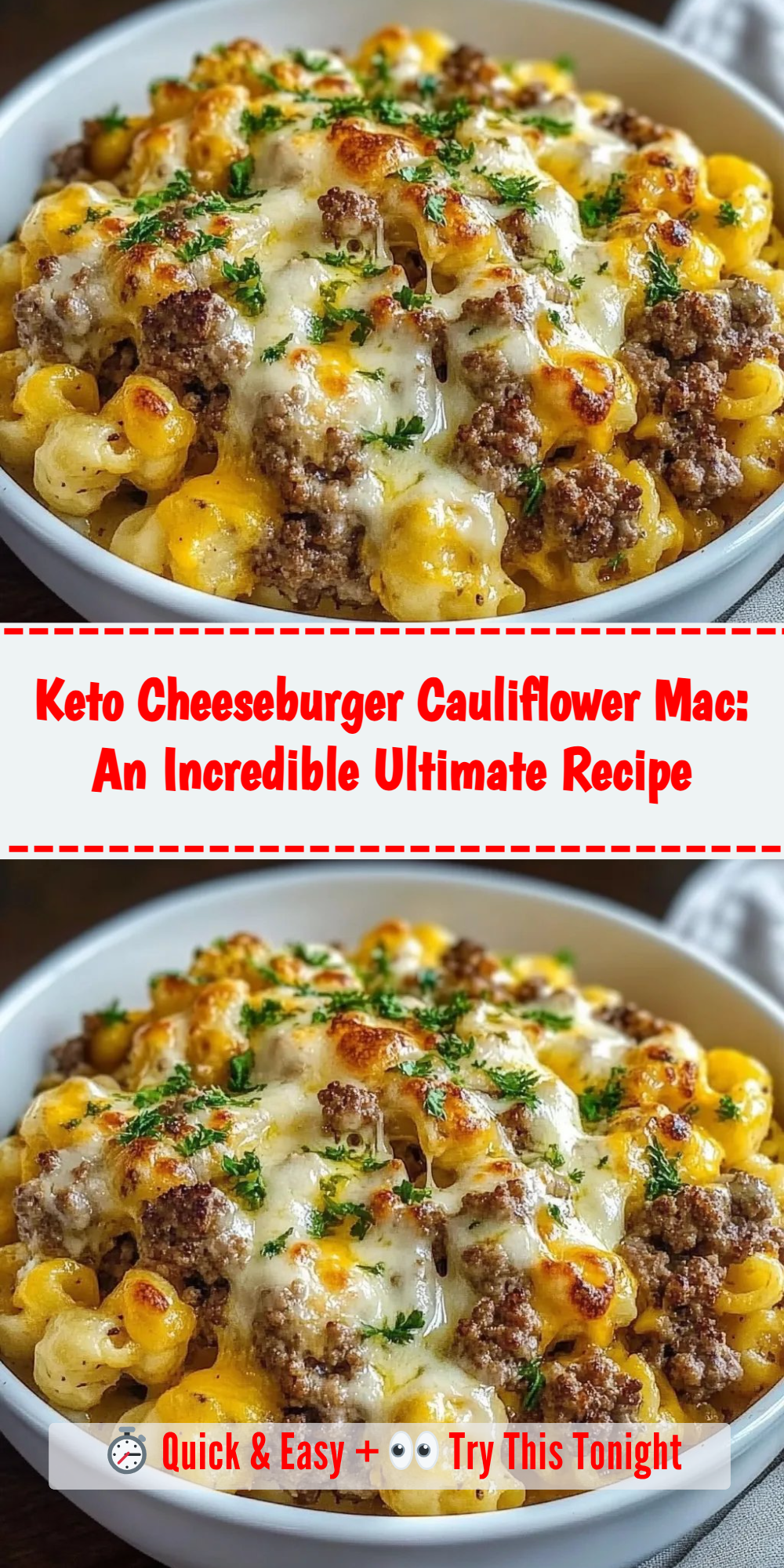 Keto Cheeseburger Cauliflower Mac: An Incredible Ultimate Recipe