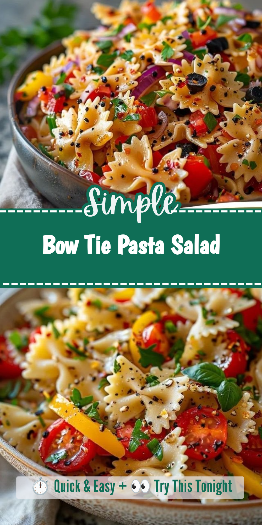 Bow Tie Pasta Salad