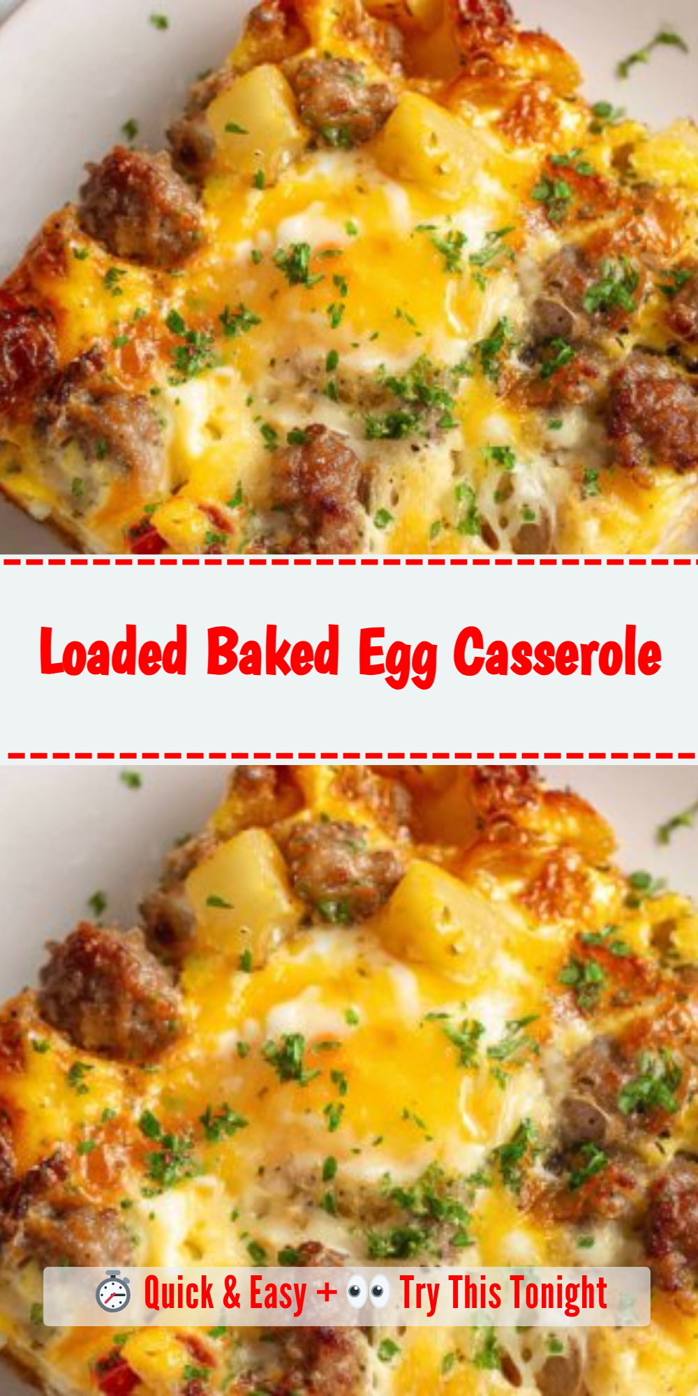 Loaded Baked Egg Casserole