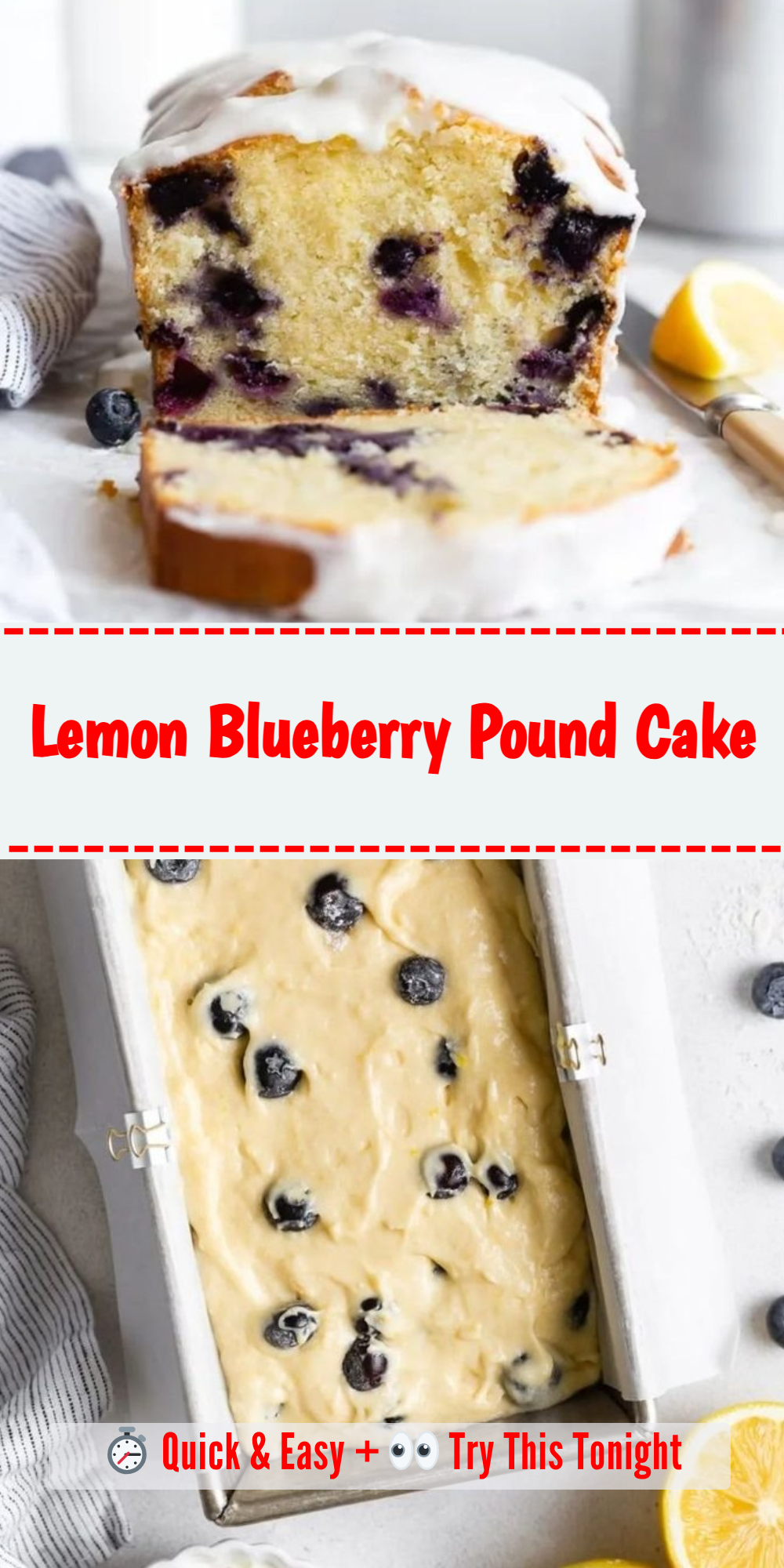 Lemon Blueberry Pound Cake