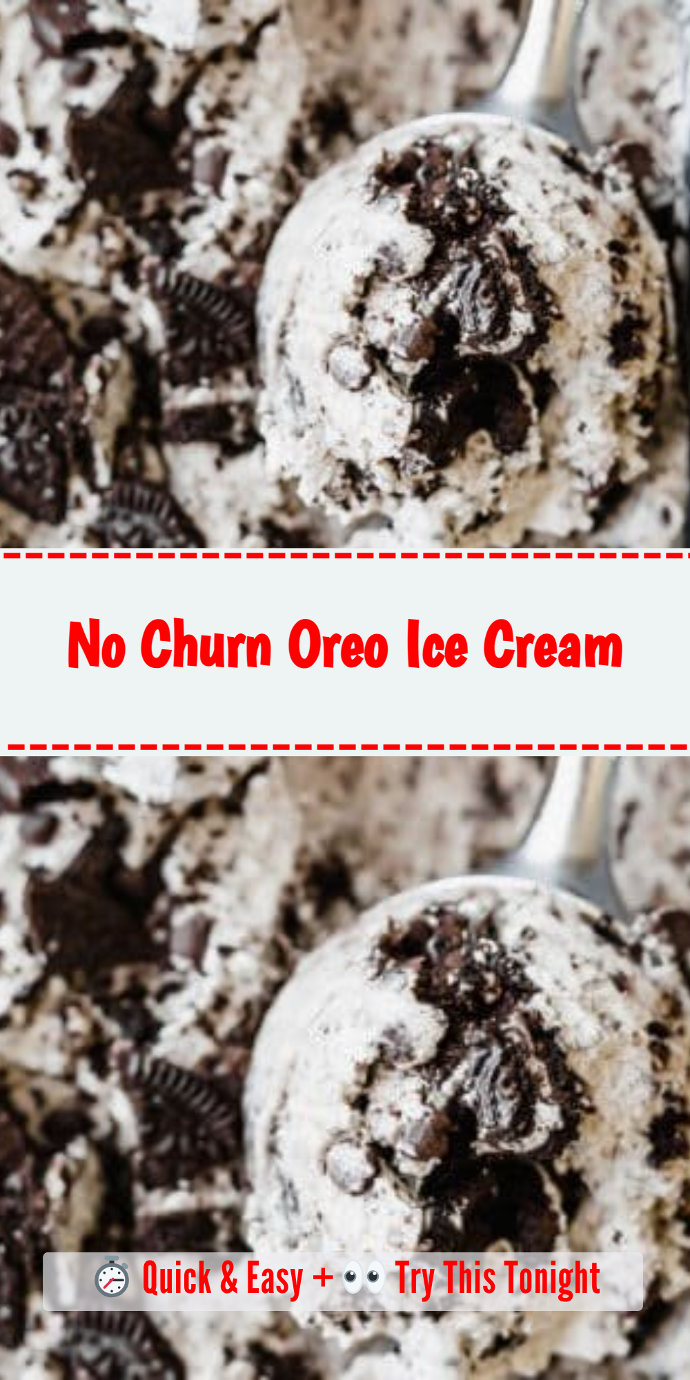 No Churn Oreo Ice Cream