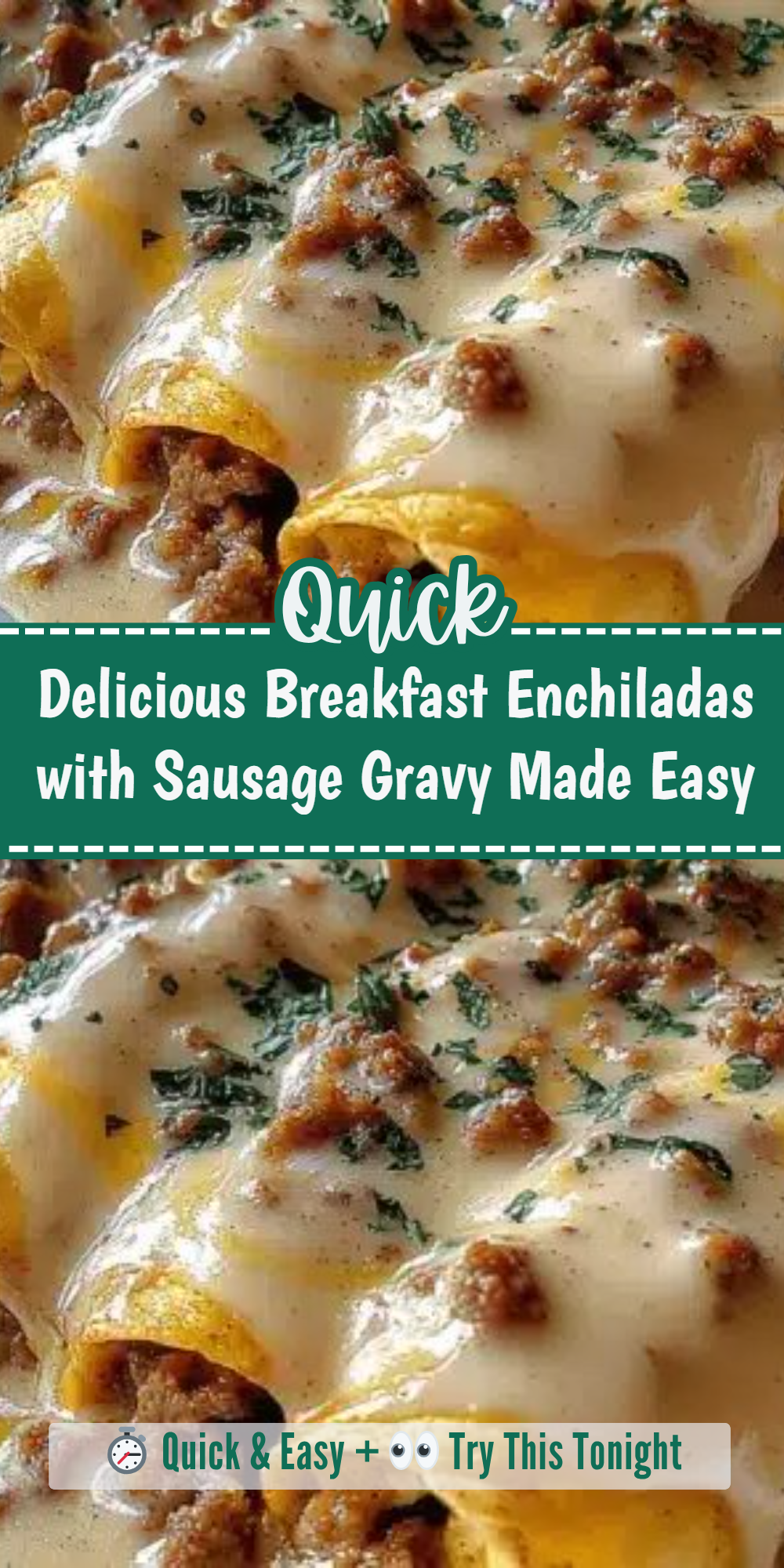 Delicious Breakfast Enchiladas with Sausage Gravy Made Easy