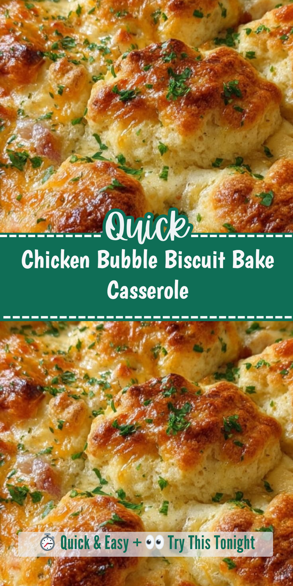 Chicken Bubble Biscuit Bake Casserole