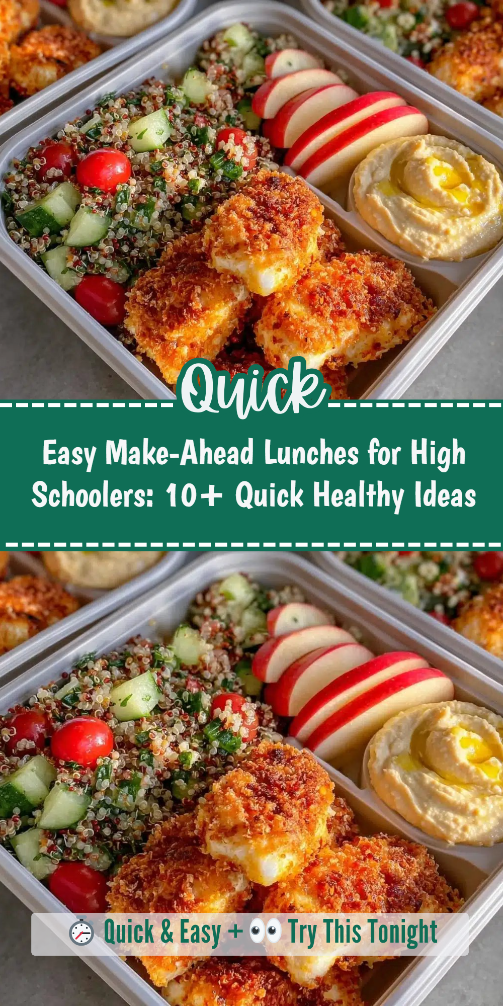 Easy Make-Ahead Lunches for High Schoolers: 10+ Quick Healthy Ideas