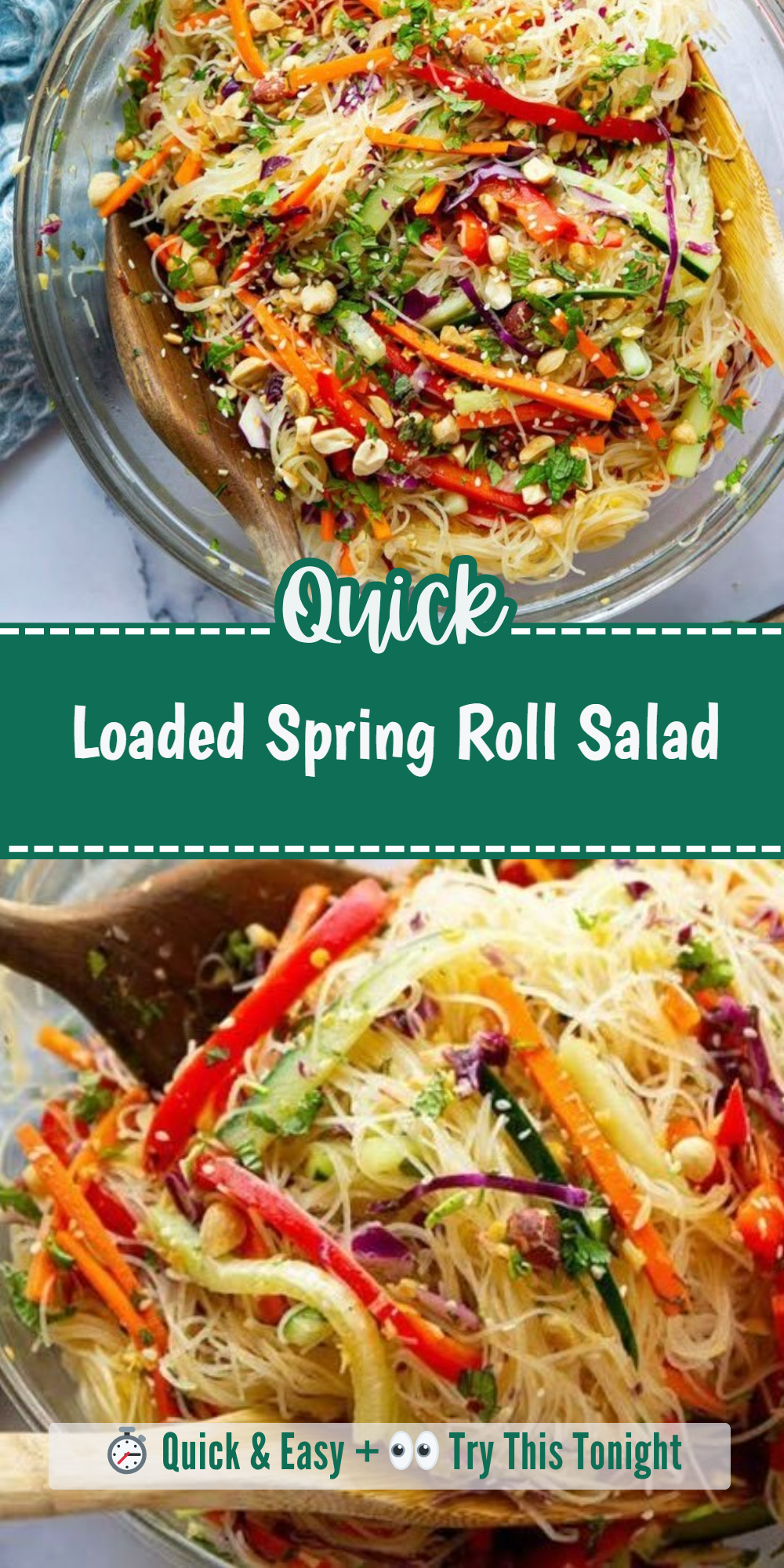 Loaded Spring Roll Salad
