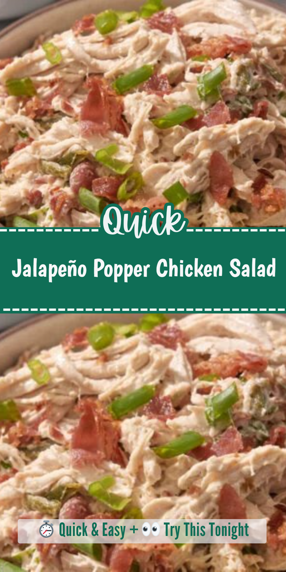 Jalapeño Popper Chicken Salad