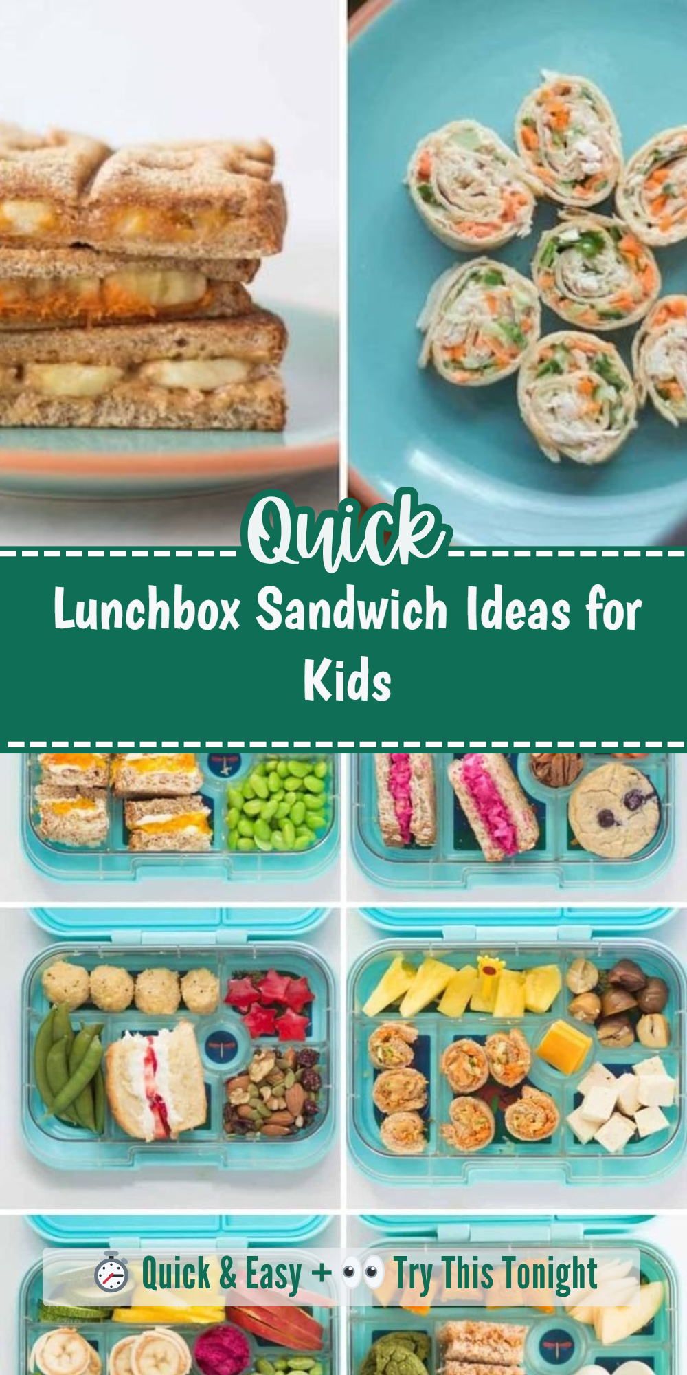 Lunchbox Sandwich Ideas for Kids