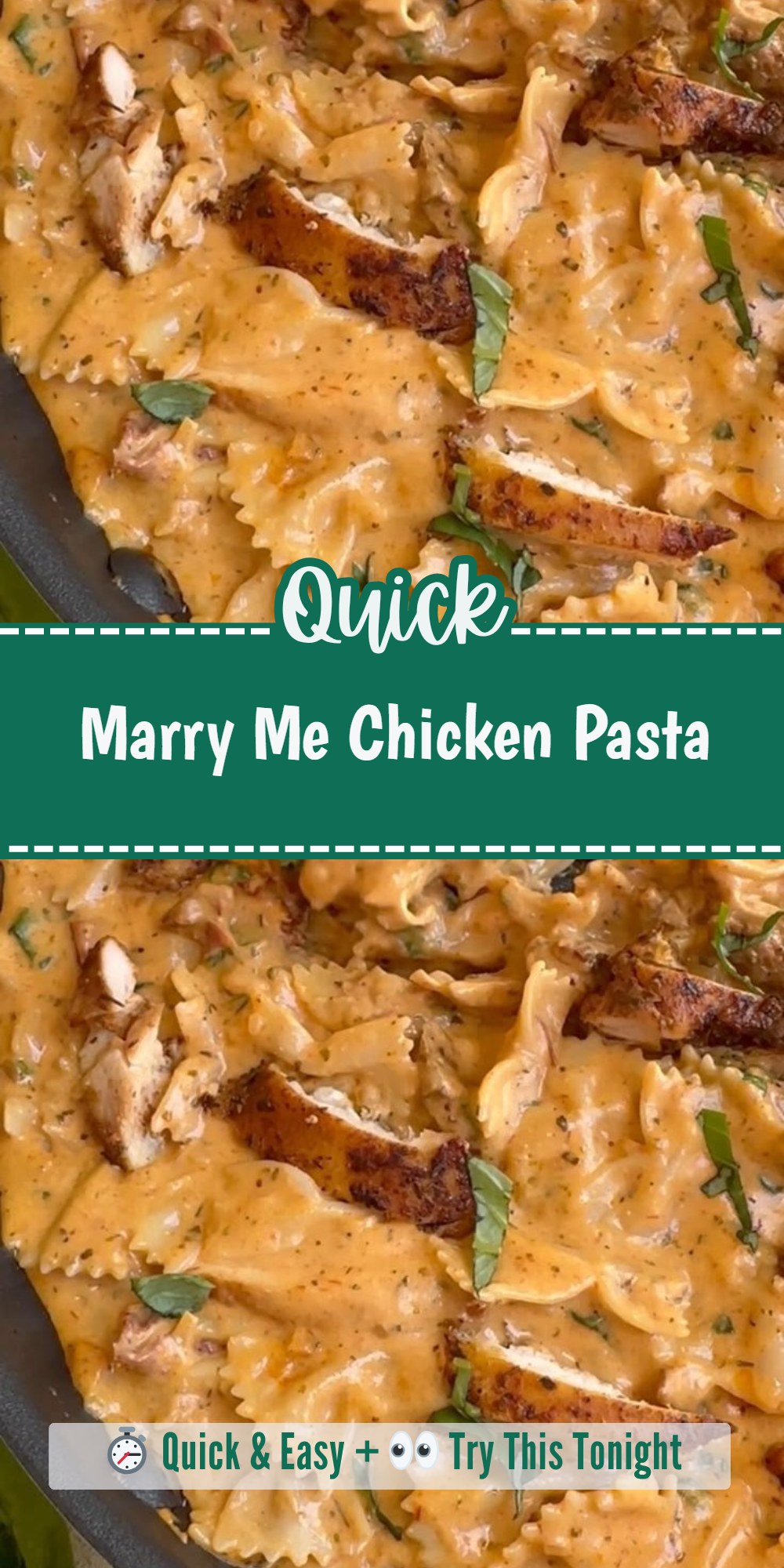 Marry Me Chicken Pasta