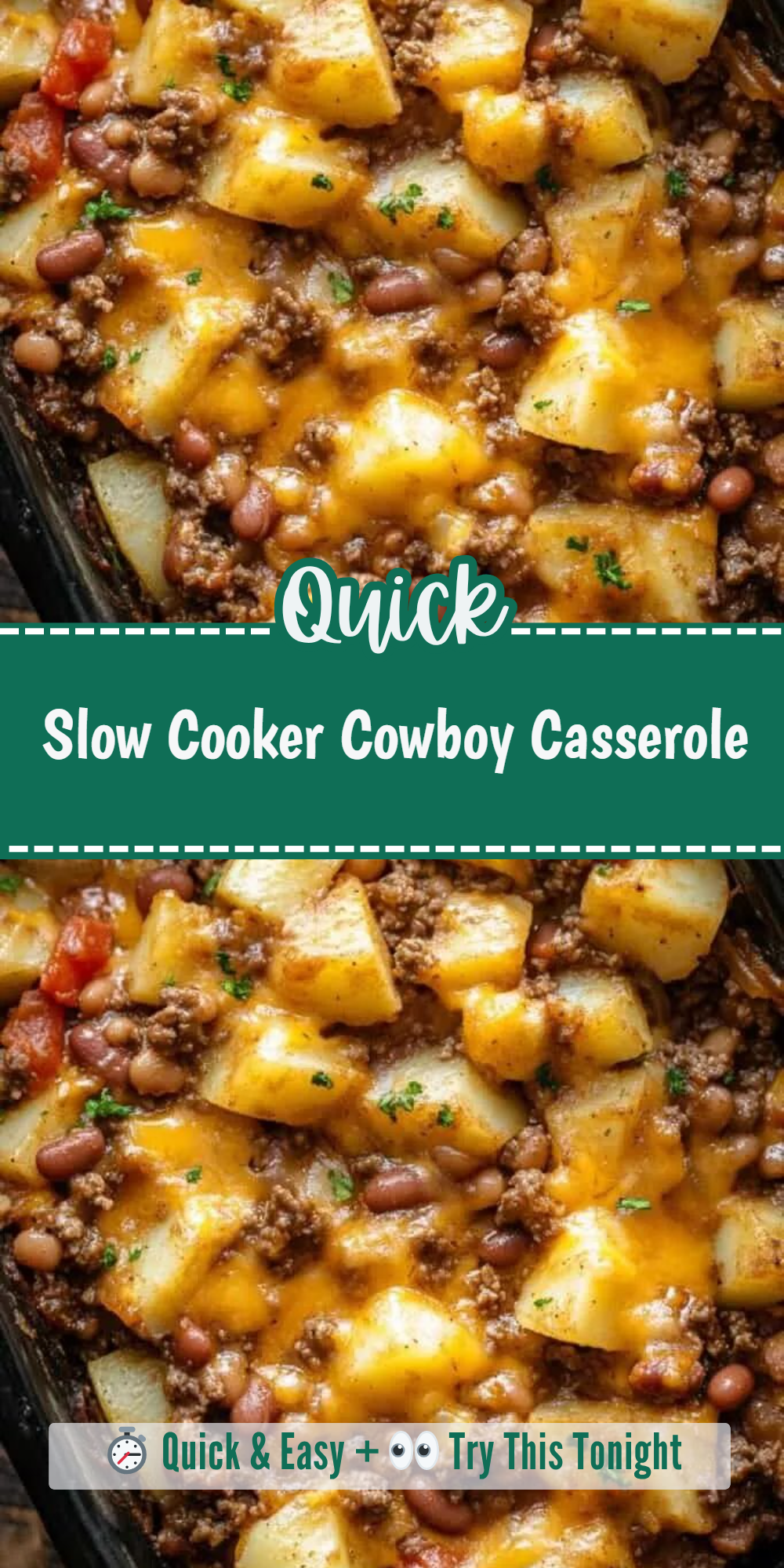 Slow Cooker Cowboy Casserole