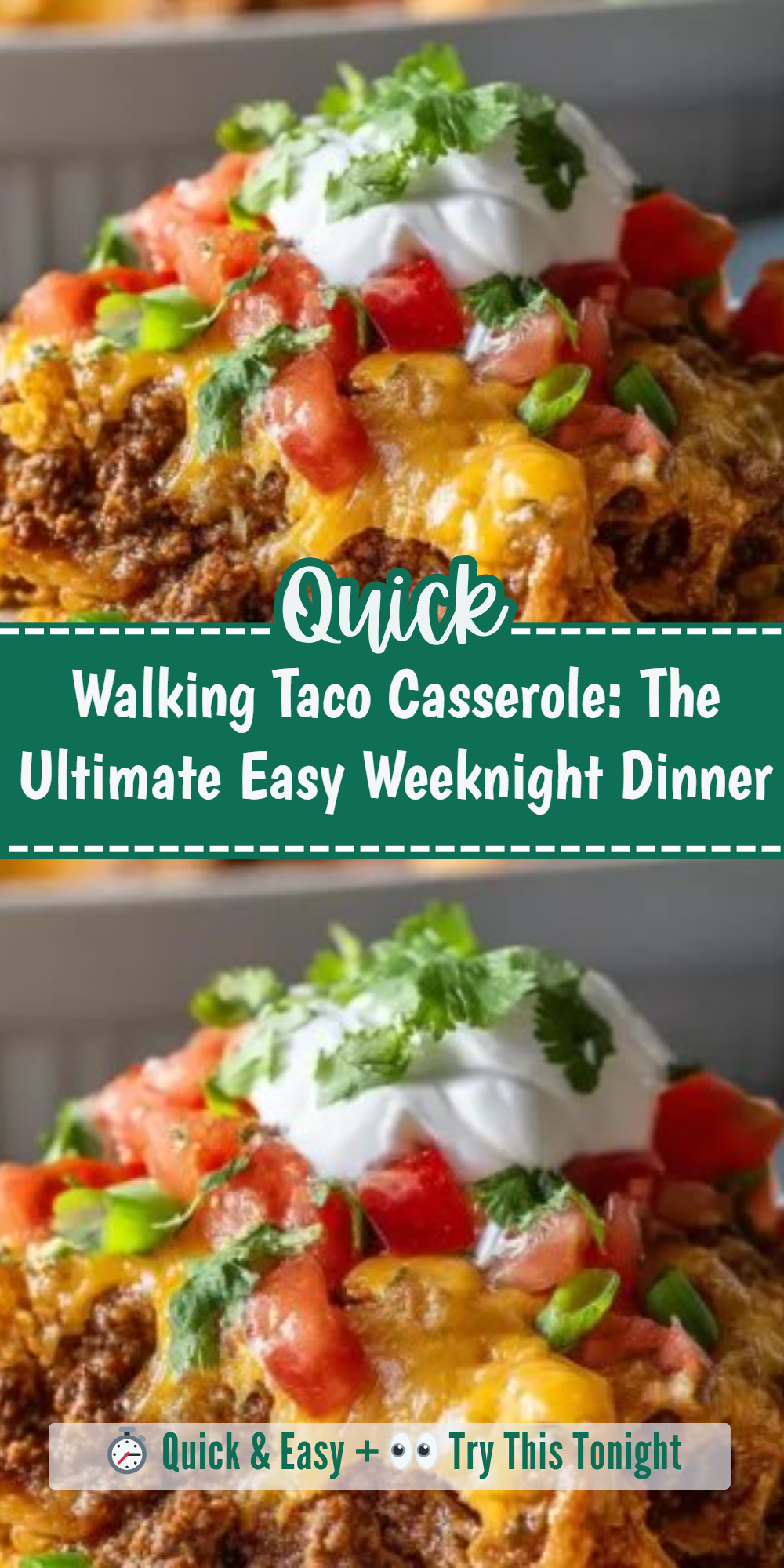 Walking Taco Casserole: The Ultimate Easy Weeknight Dinner