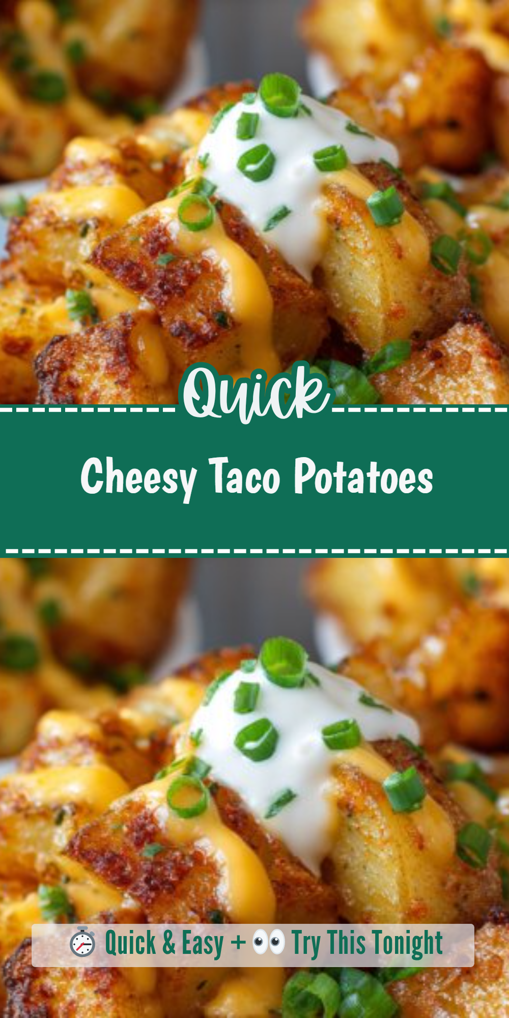 Cheesy Taco Potatoes