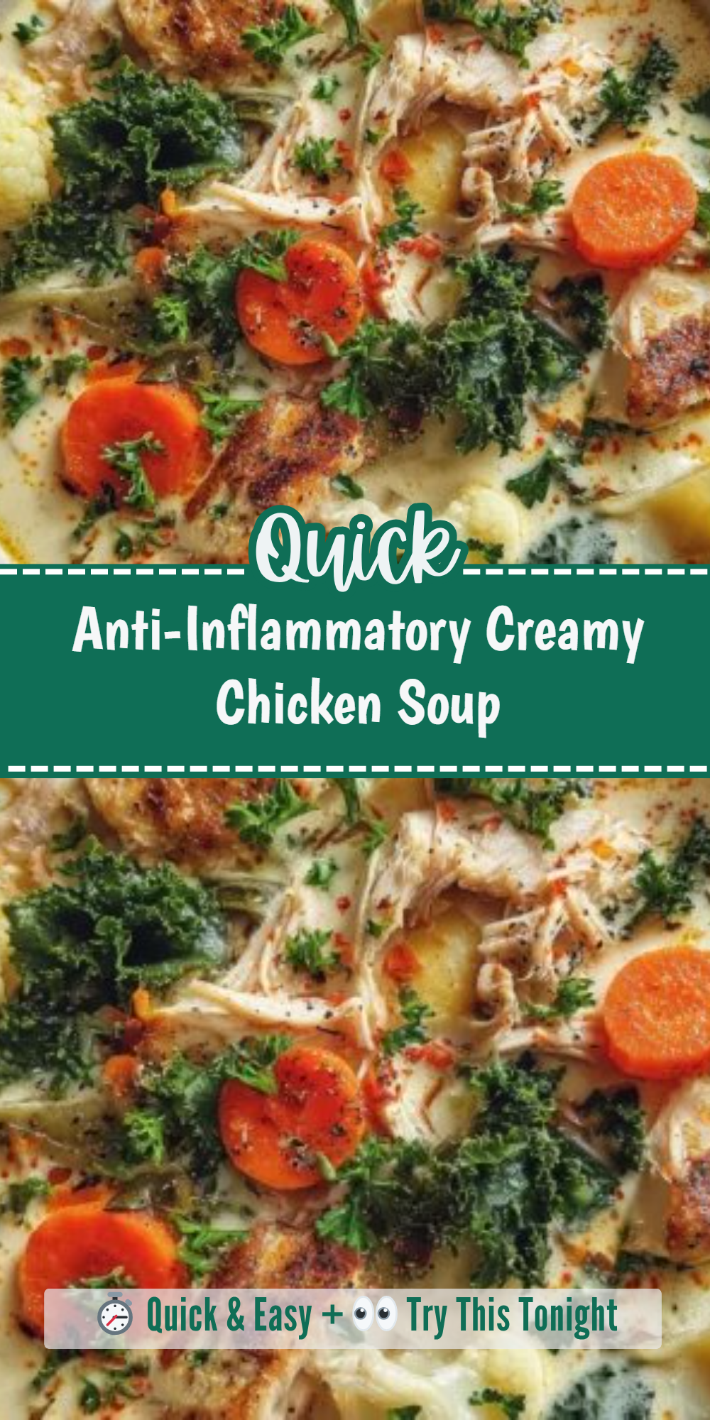 Anti-Inflammatory Creamy Chicken Soup