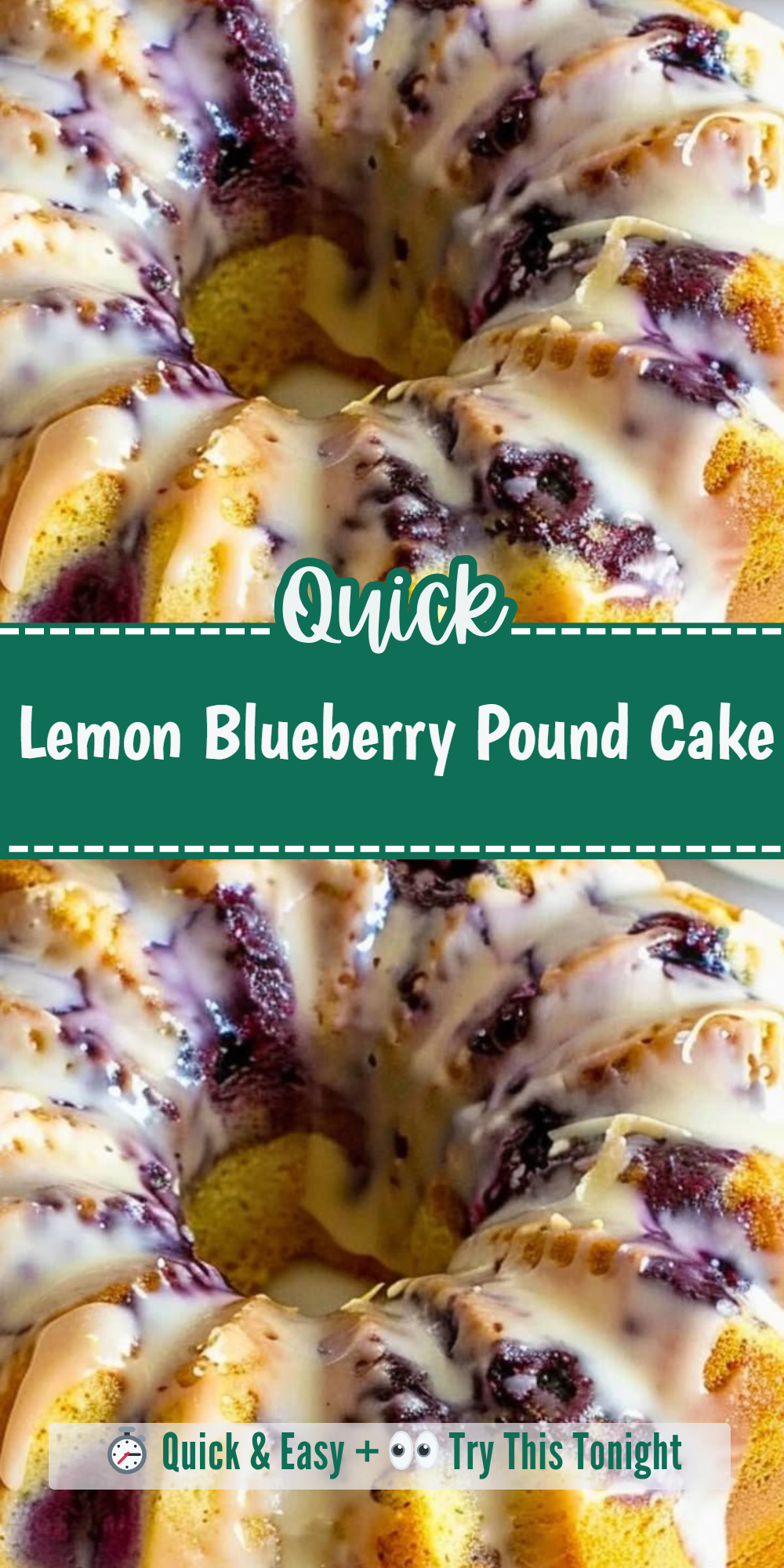 Lemon Blueberry Pound Cake