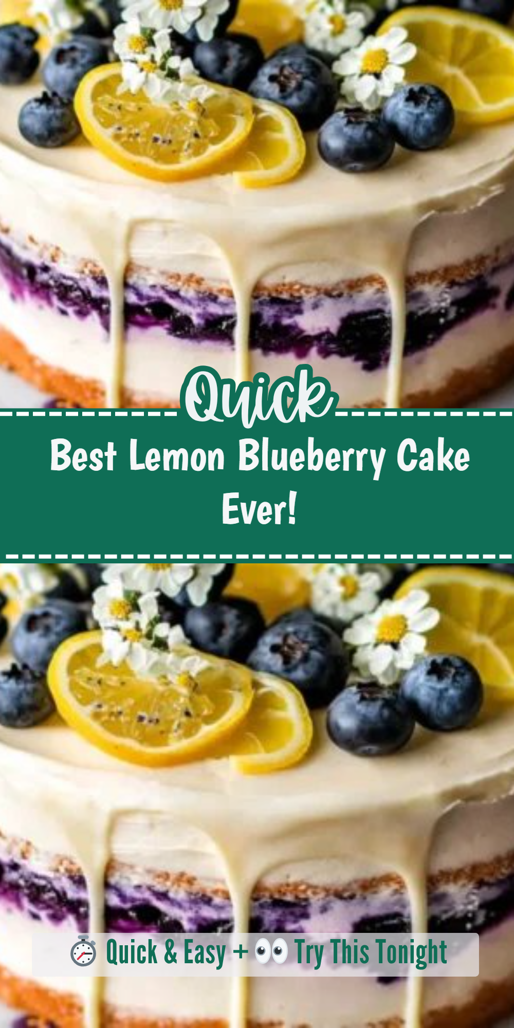 Best Lemon Blueberry Cake Ever!