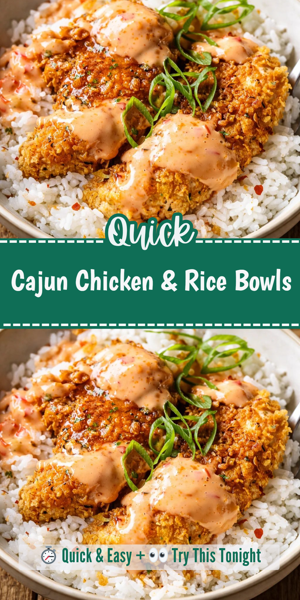 Cajun Chicken & Rice Bowls