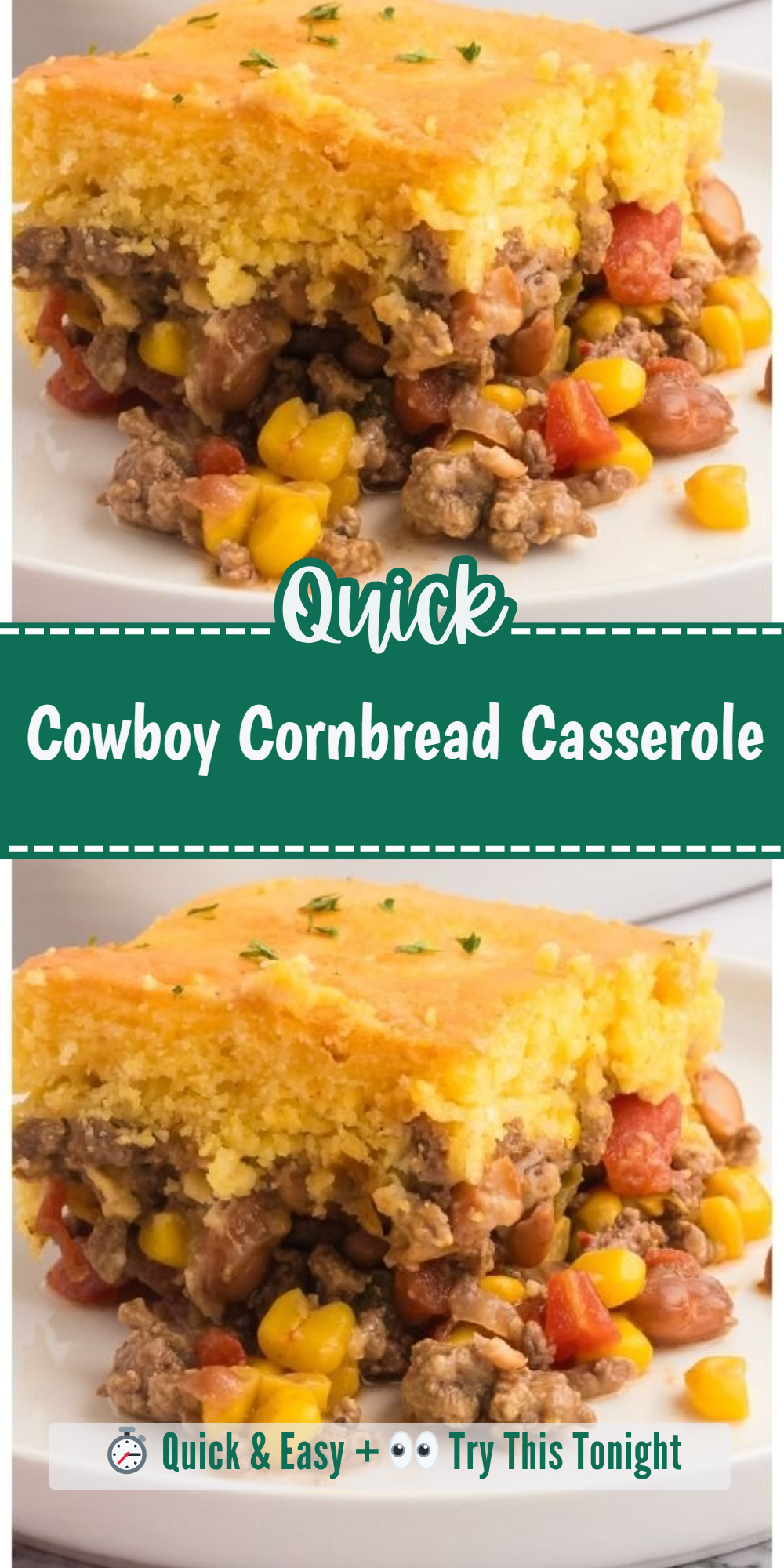 Cowboy Cornbread Casserole
