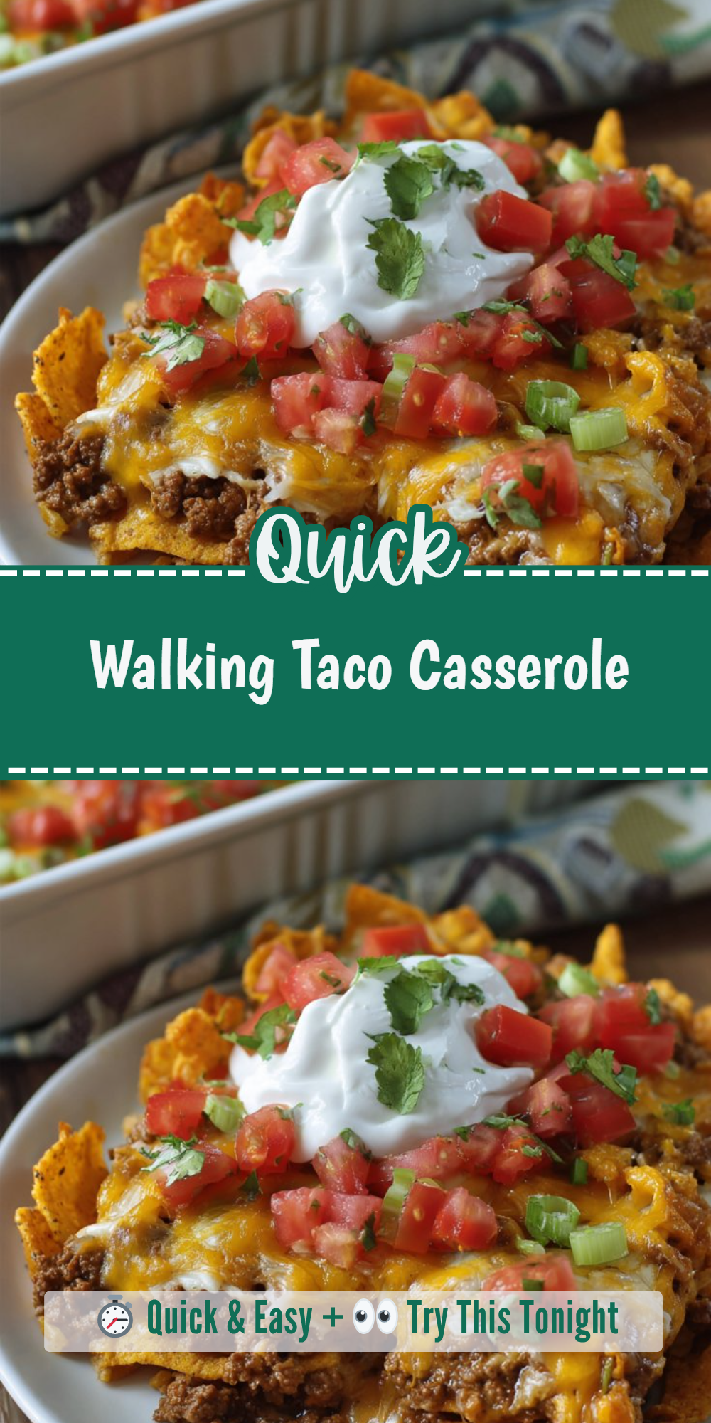 Walking Taco Casserole