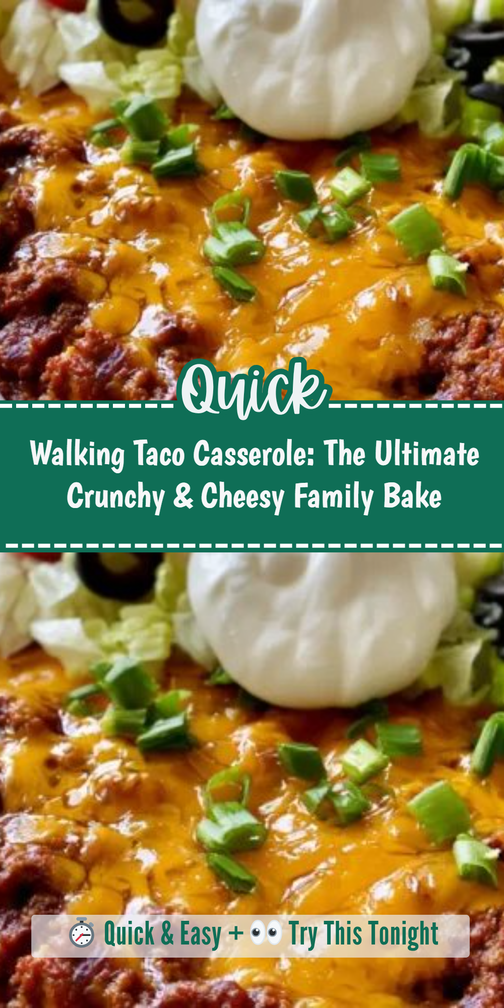 Walking Taco Casserole: The Ultimate Crunchy & Cheesy Family Bake