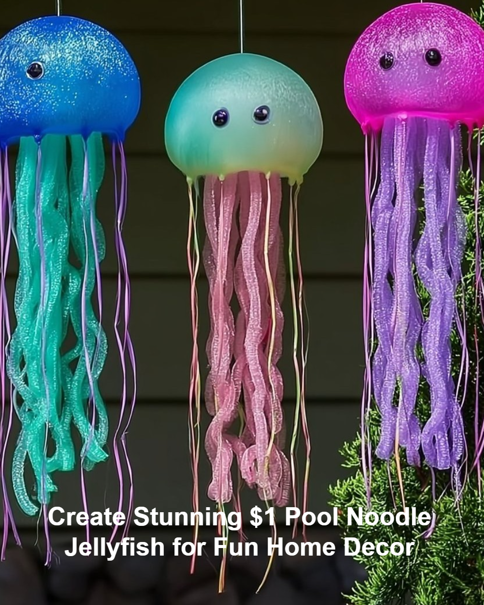Create Stunning $1 Pool Noodle Jellyfish Decorations for Your Home