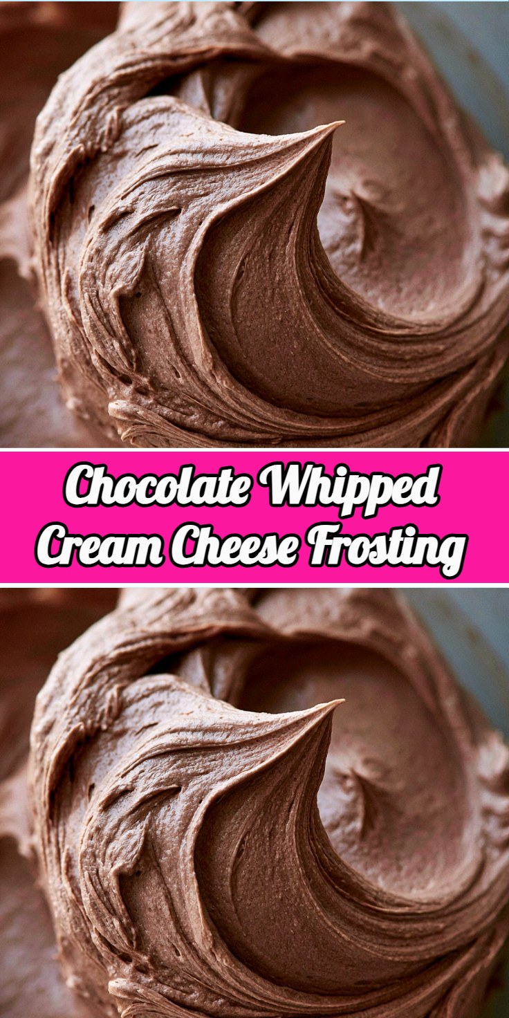 Chocolate Whipped Cream Cheese Frosting