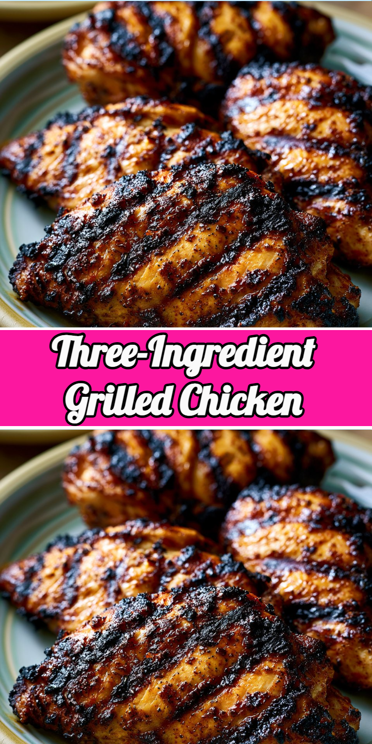 Three-Ingredient Grilled Chicken