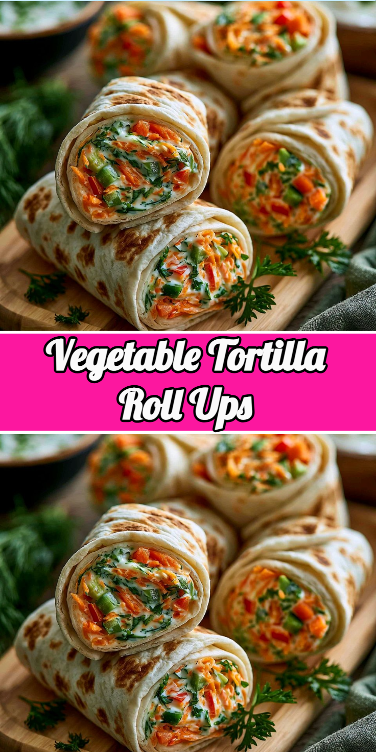 Vegetable Tortilla Roll Ups