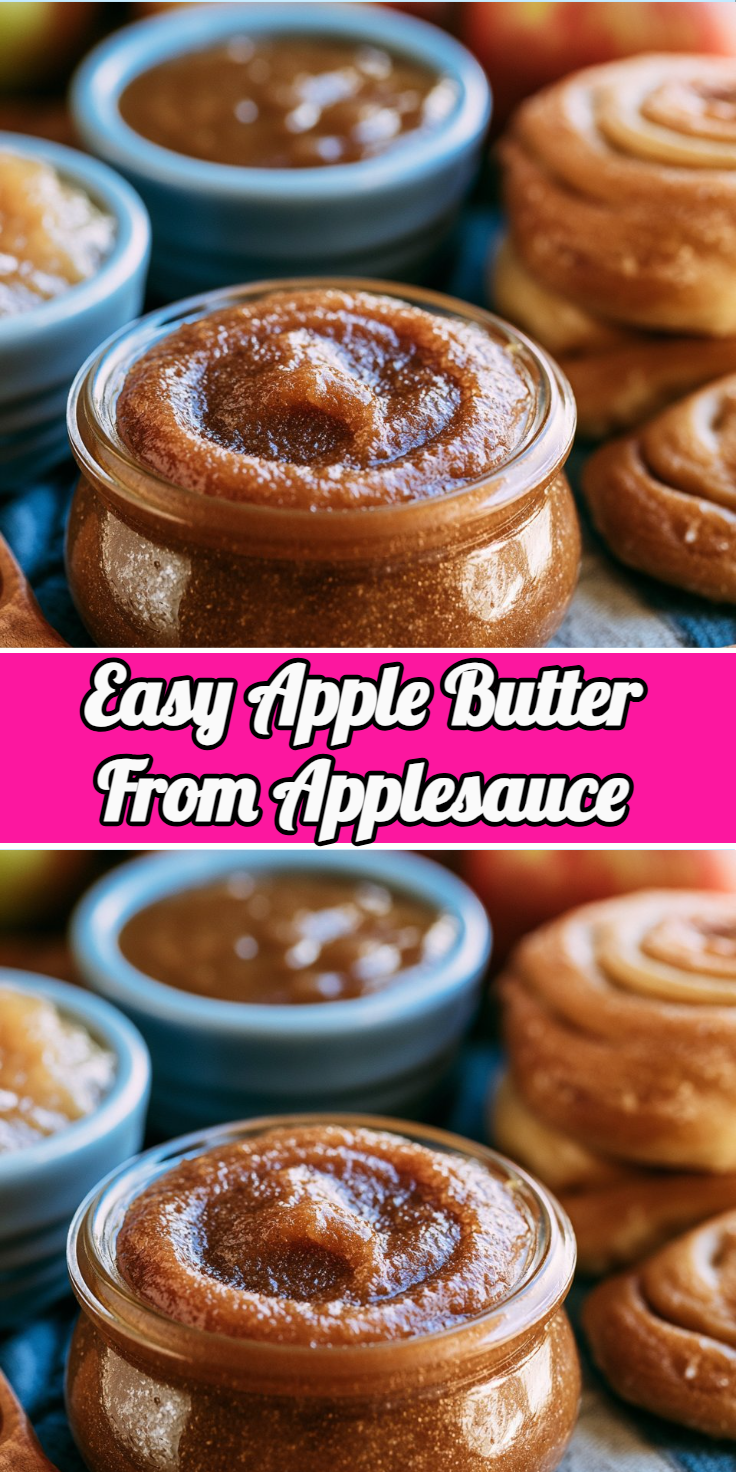 Easy Apple Butter From Applesauce