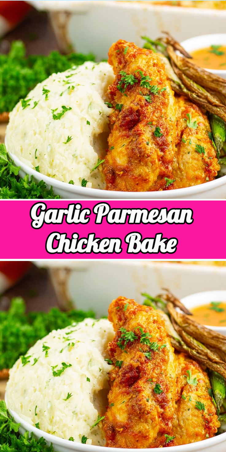 Garlic Parmesan Chicken Bake