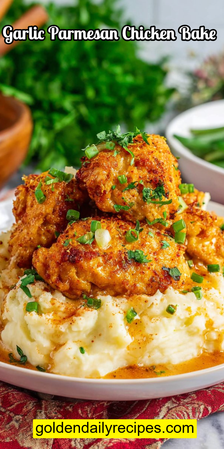 Garlic Parmesan Chicken Bake