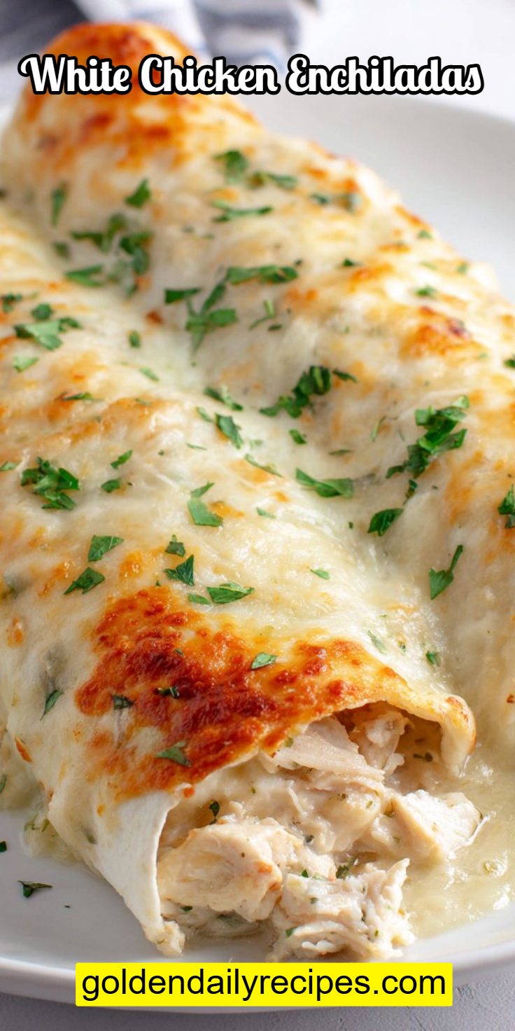 White Chicken Enchiladas