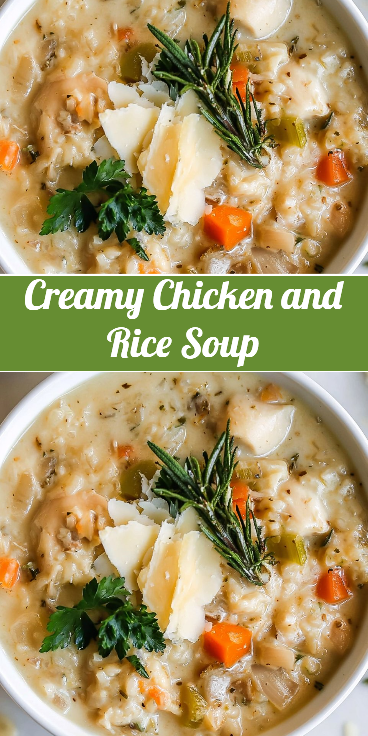 Creamy Chicken and Rice Soup