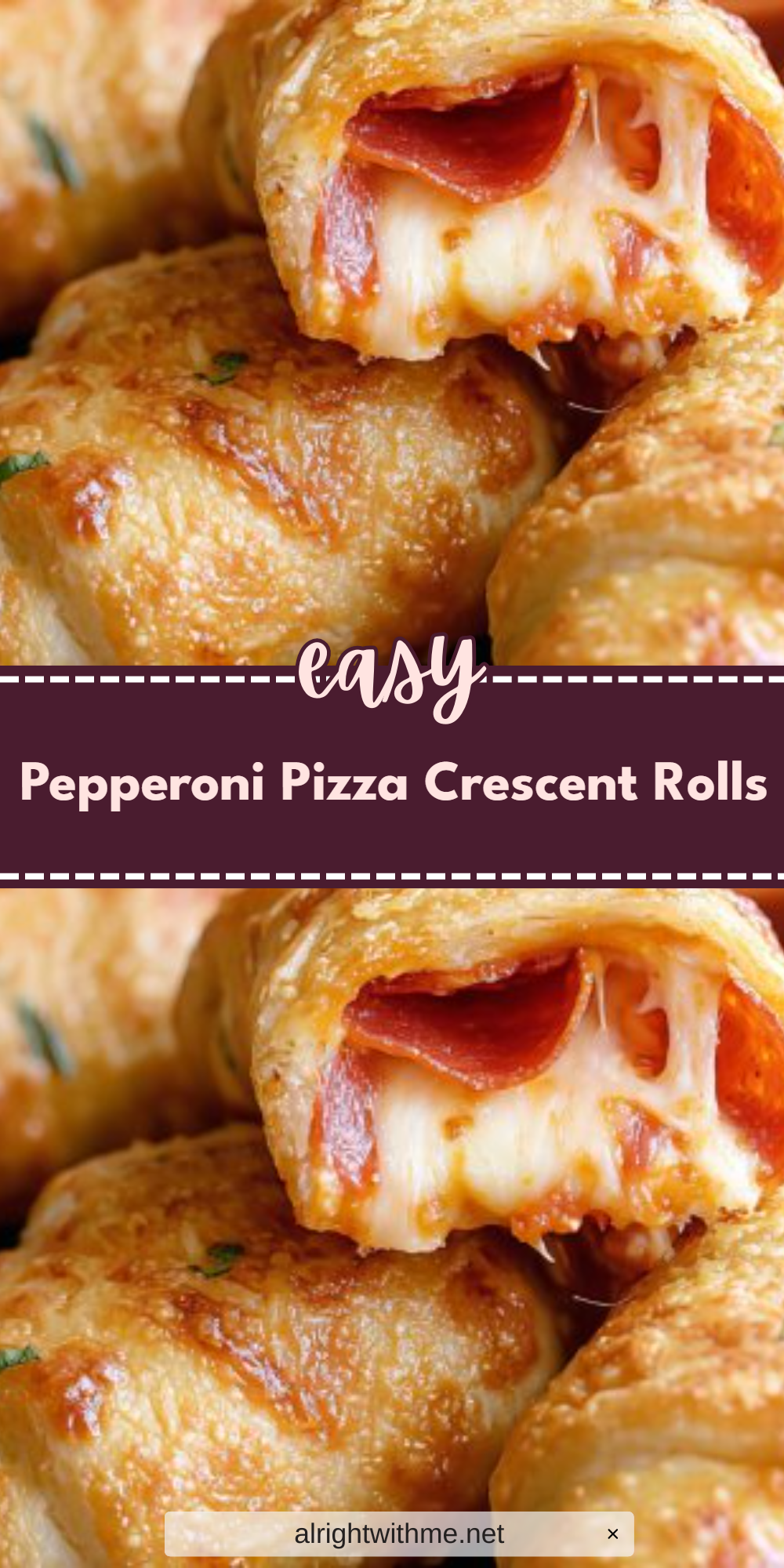 Pepperoni Pizza Crescent Rolls
