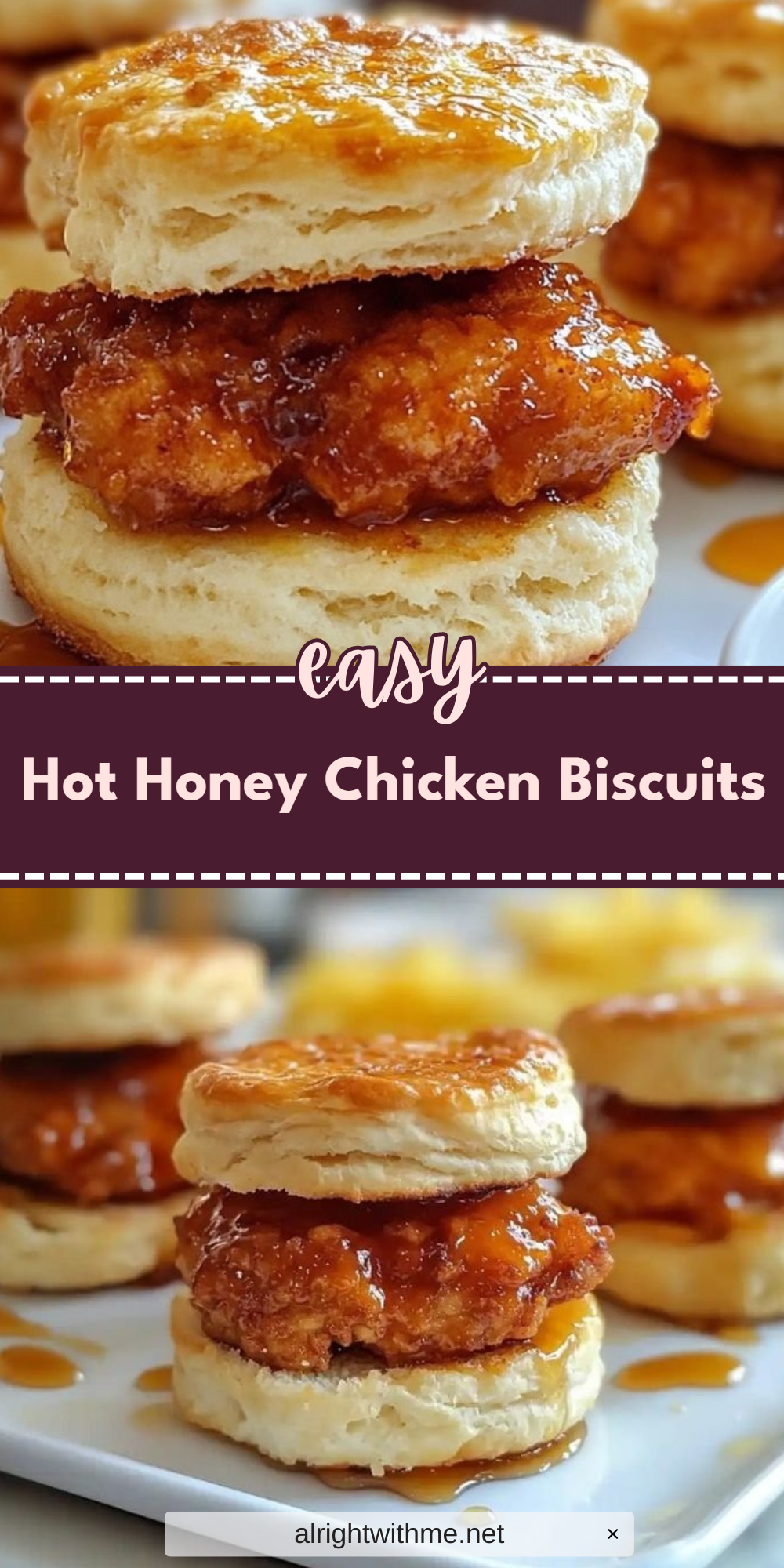 Hot Honey Chicken Biscuits