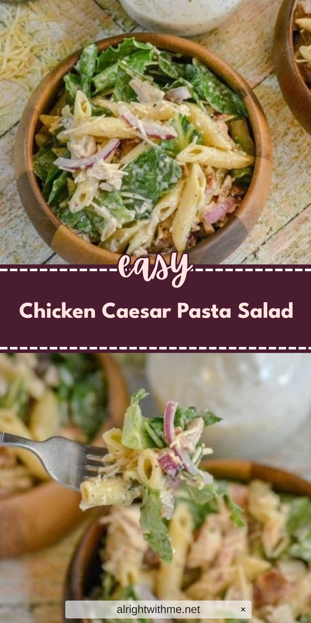 Chicken Caesar Pasta Salad