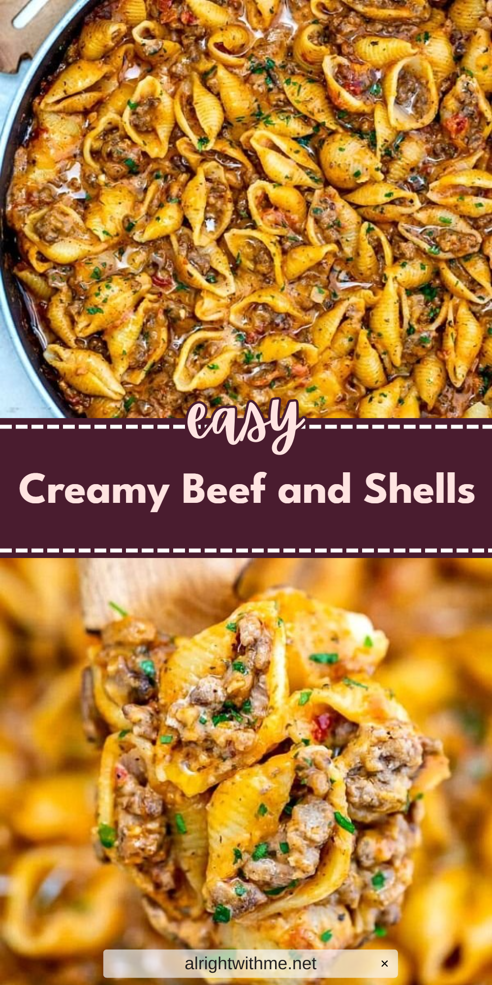 Creamy Beef and Shells