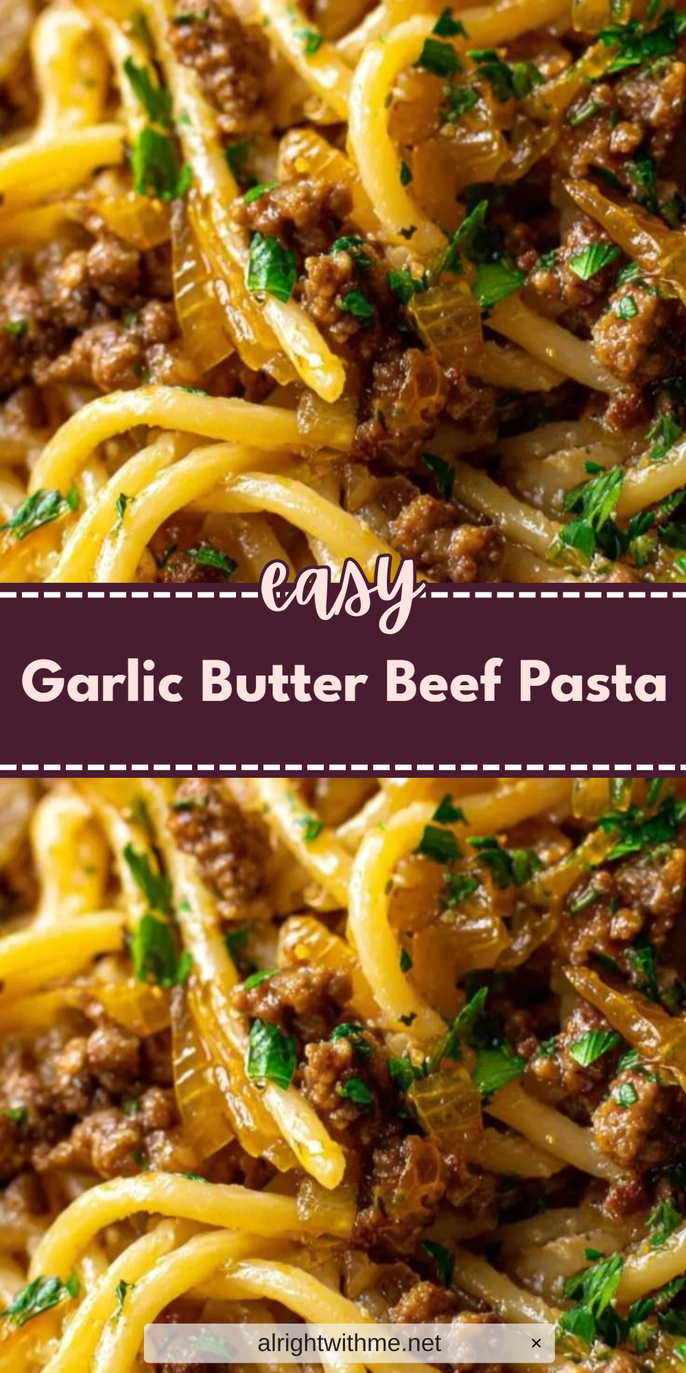 Garlic Butter Beef Pasta