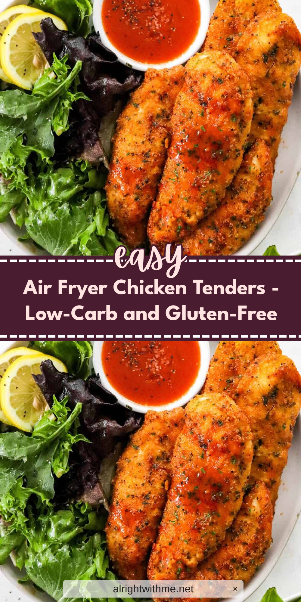 Air Fryer Chicken Tenders - Low-Carb and Gluten-Free
