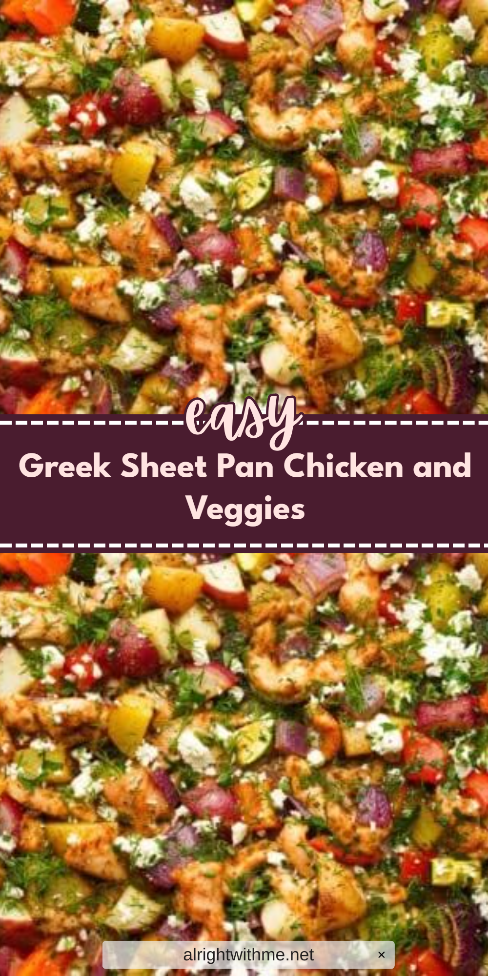 Greek Sheet Pan Chicken and Veggies