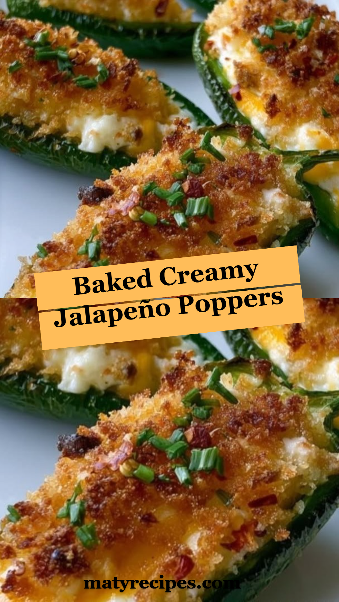 Baked Creamy Jalapeño Poppers