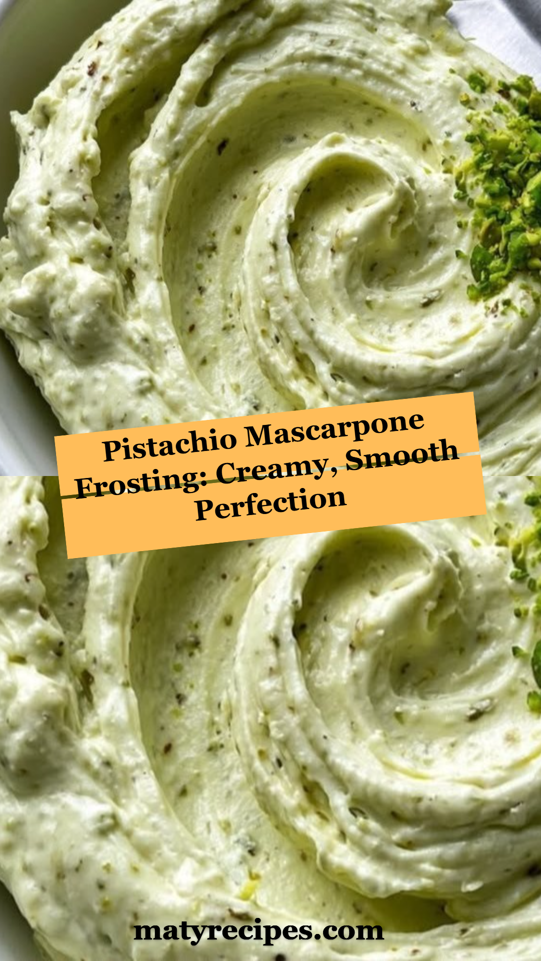 Pistachio Mascarpone Frosting: Creamy, Smooth Perfection