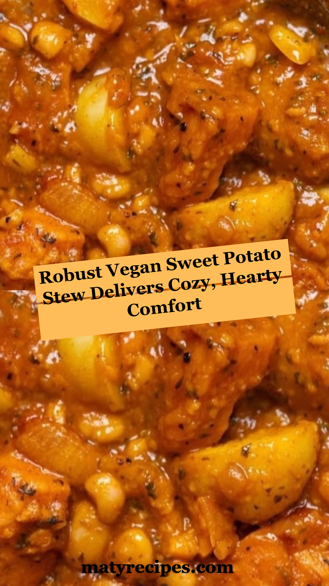 Robust Vegan Sweet Potato Stew Delivers Cozy, Hearty Comfort