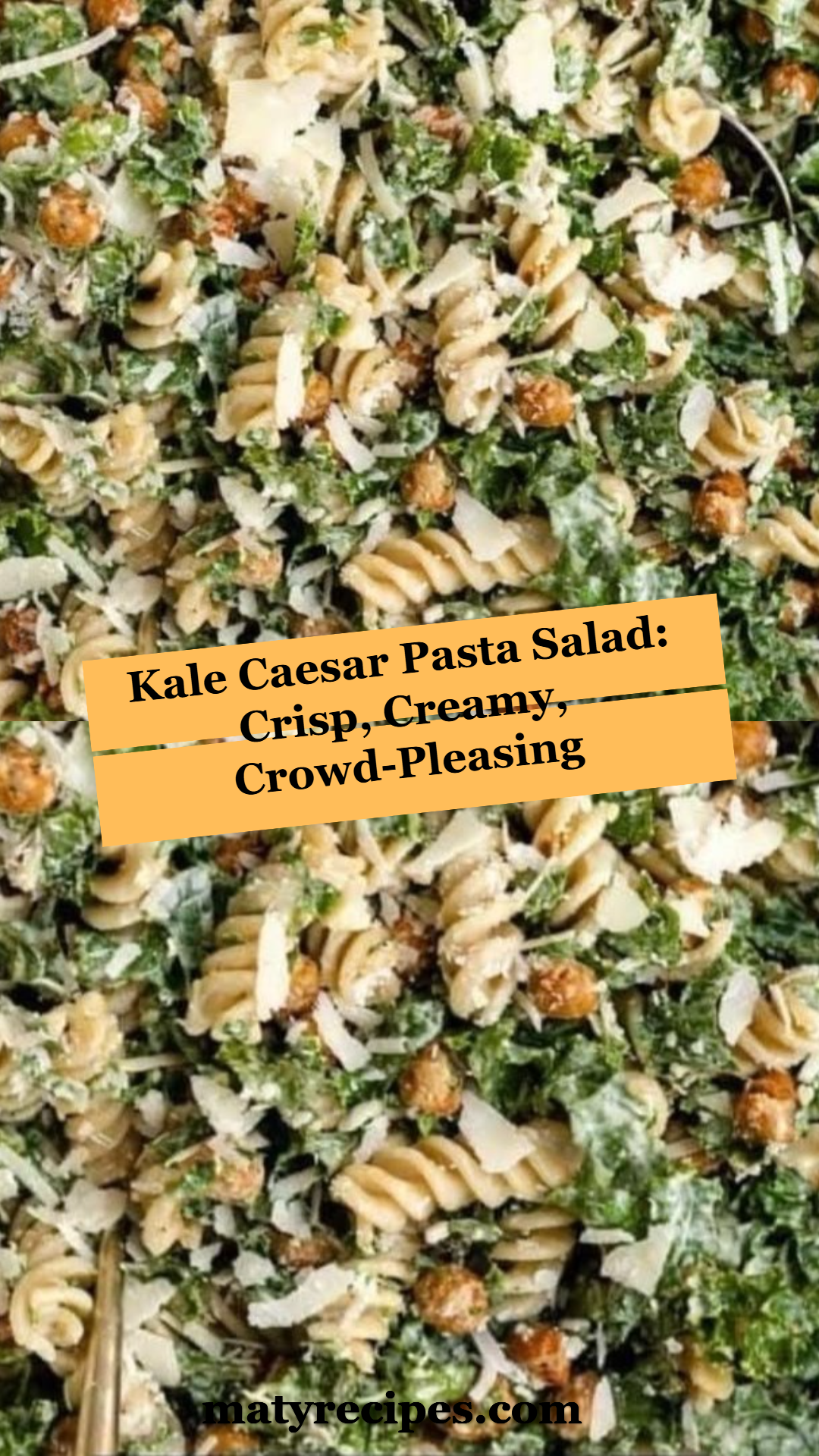 Kale Caesar Pasta Salad: Crisp, Creamy, Crowd-Pleasing