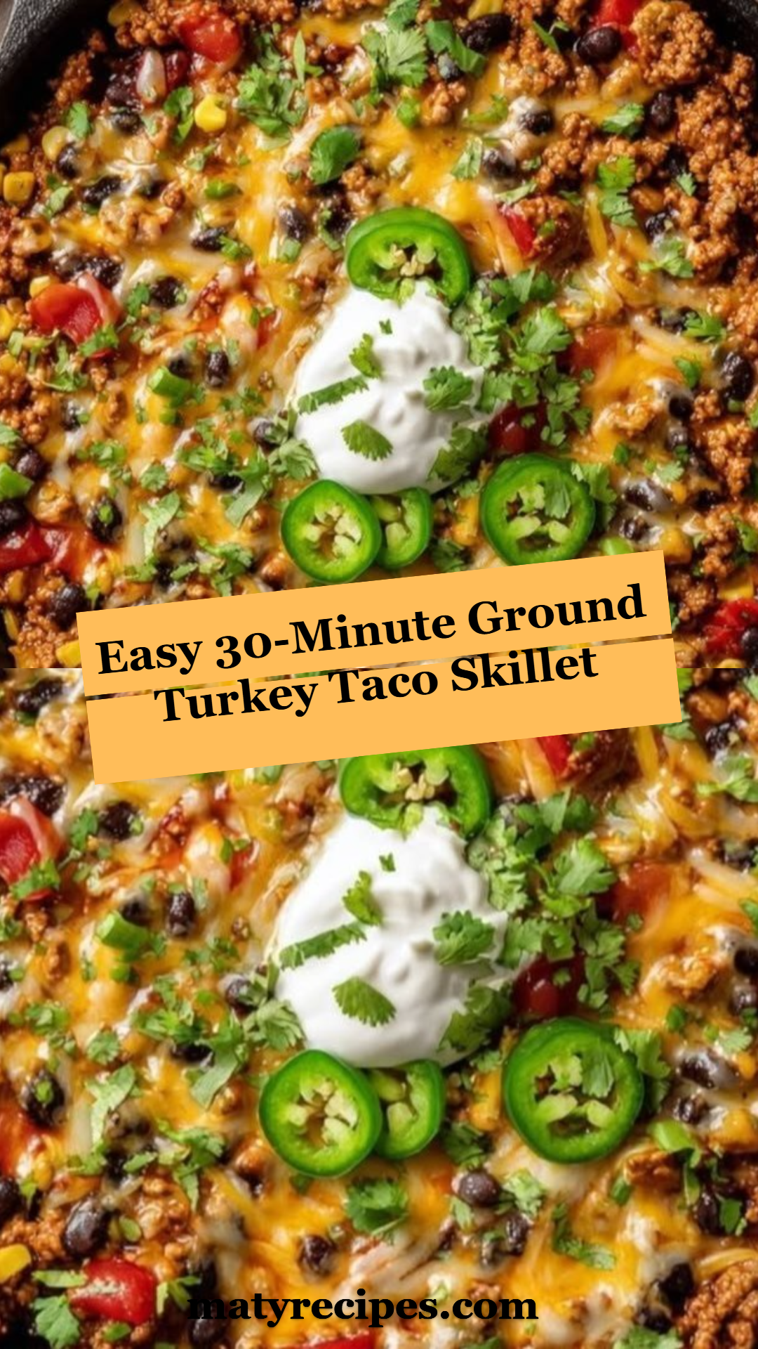 Easy 30-Minute Ground Turkey Taco Skillet
