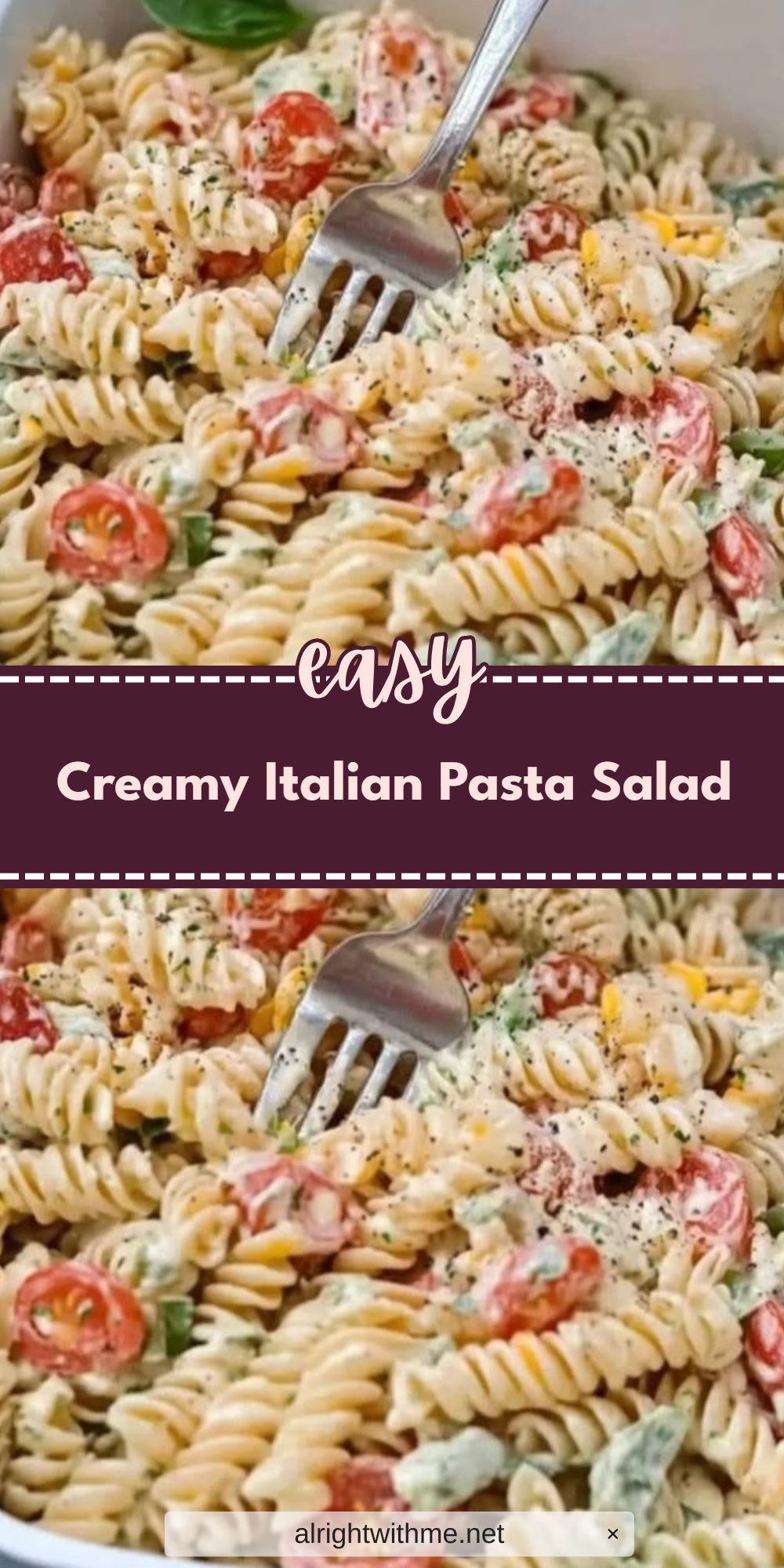 Creamy Italian Pasta Salad