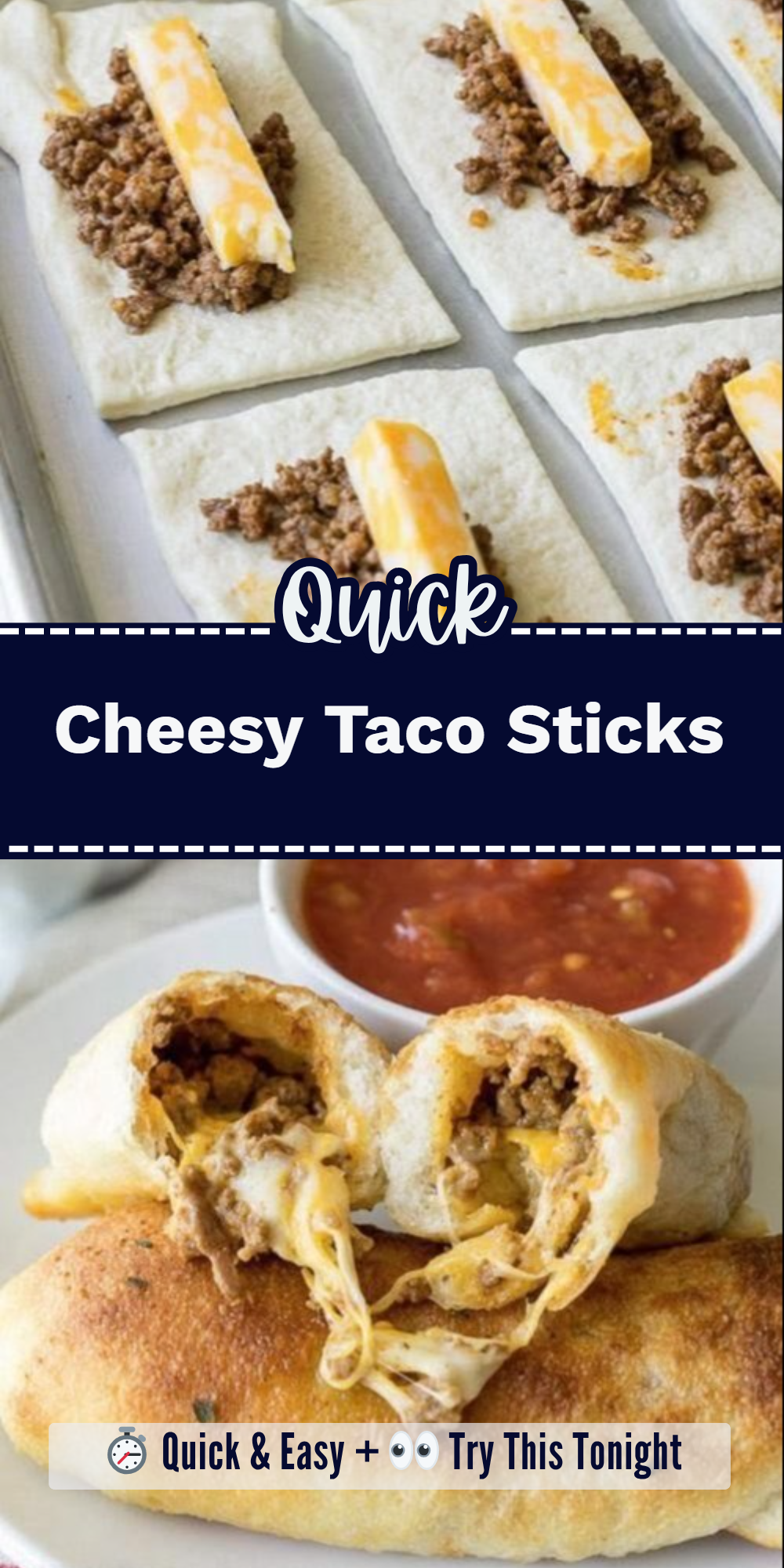 Cheesy Taco Sticks