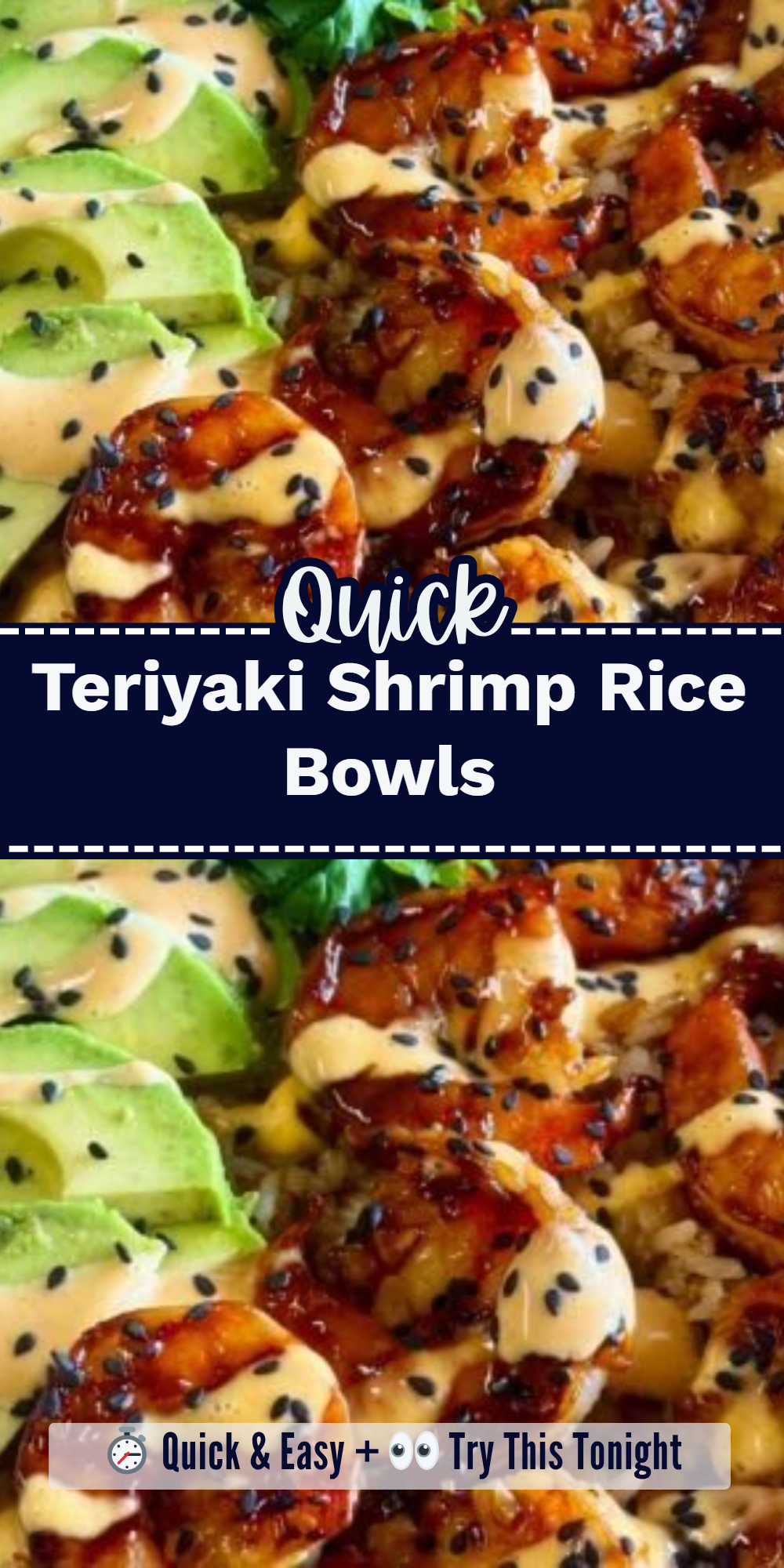 Teriyaki Shrimp Rice Bowls
