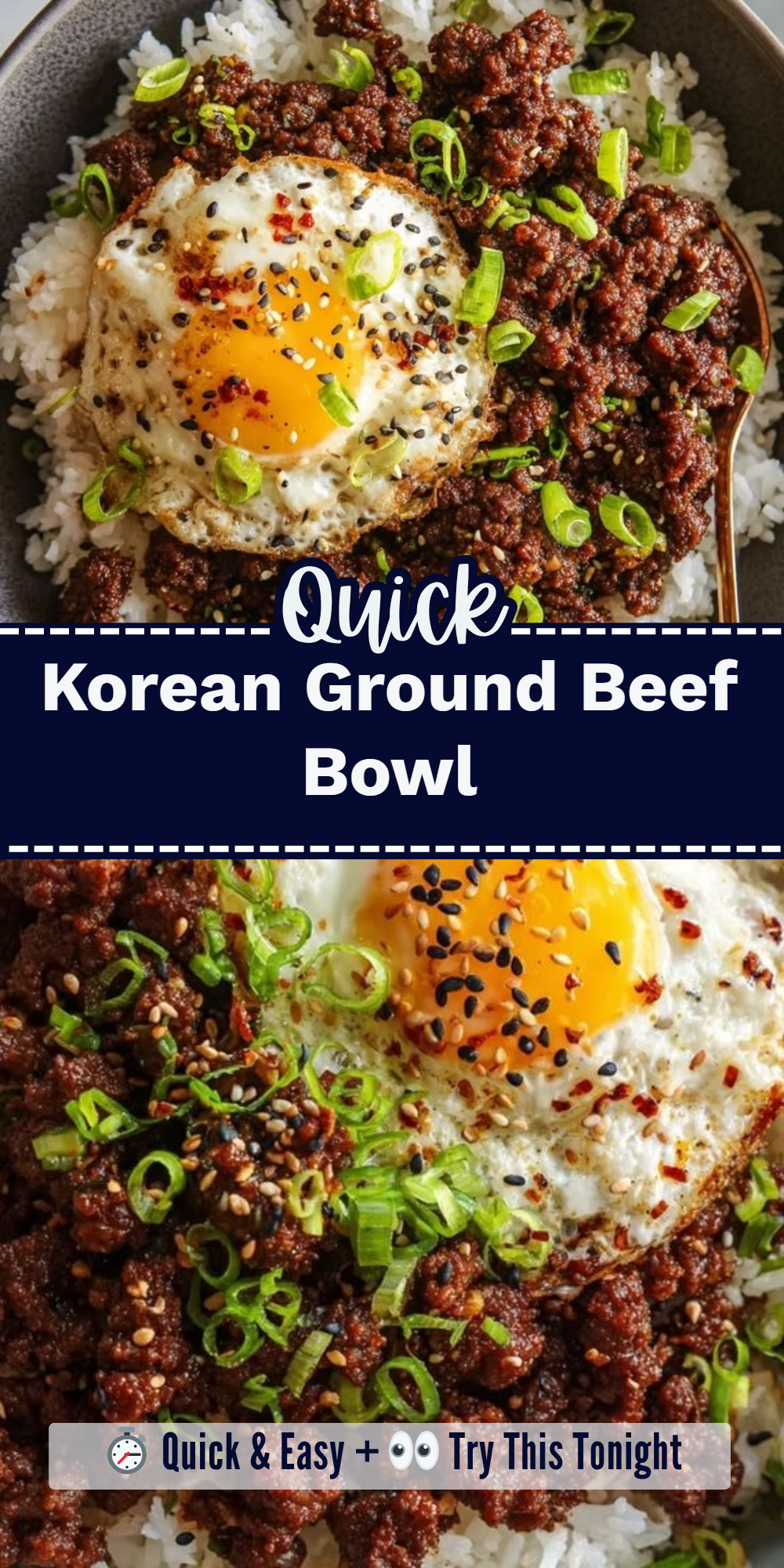 Korean Ground Beef Bowl