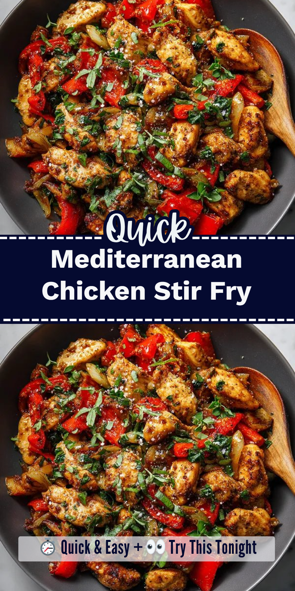 Mediterranean Chicken Stir Fry