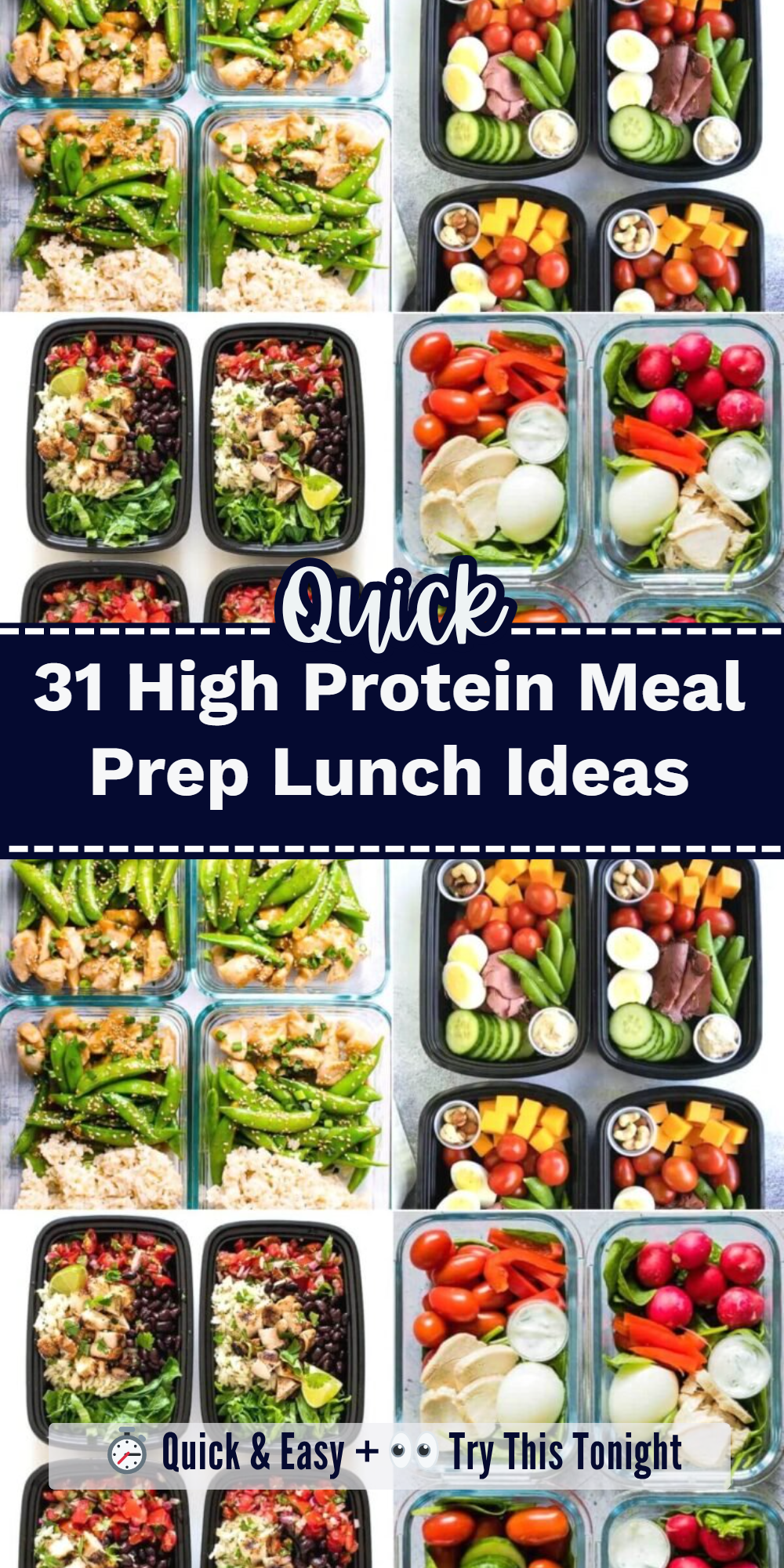 31 High Protein Meal Prep Lunch Ideas